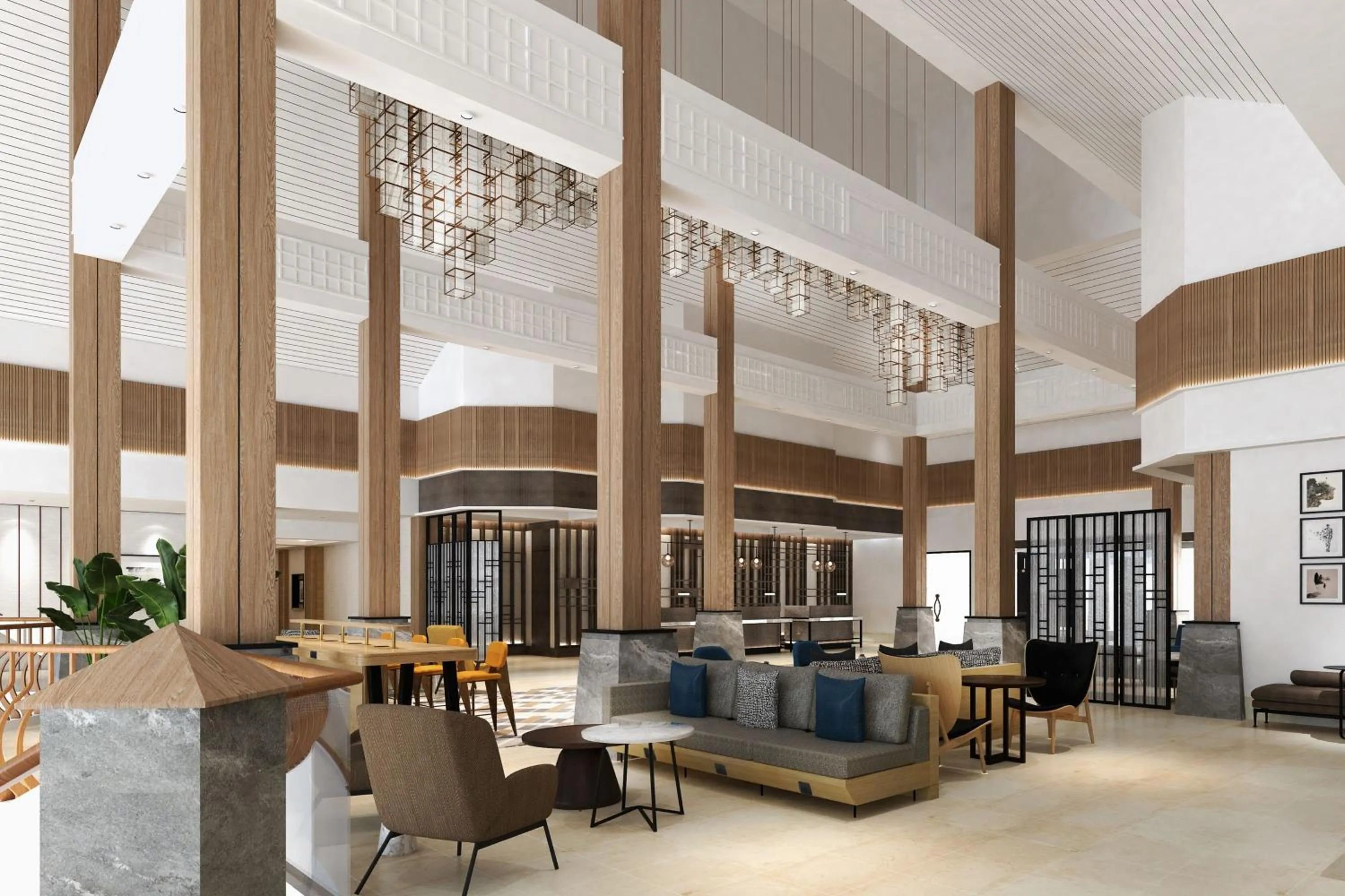 Lobby or reception in Sheraton Jakarta Soekarno Hatta Airport