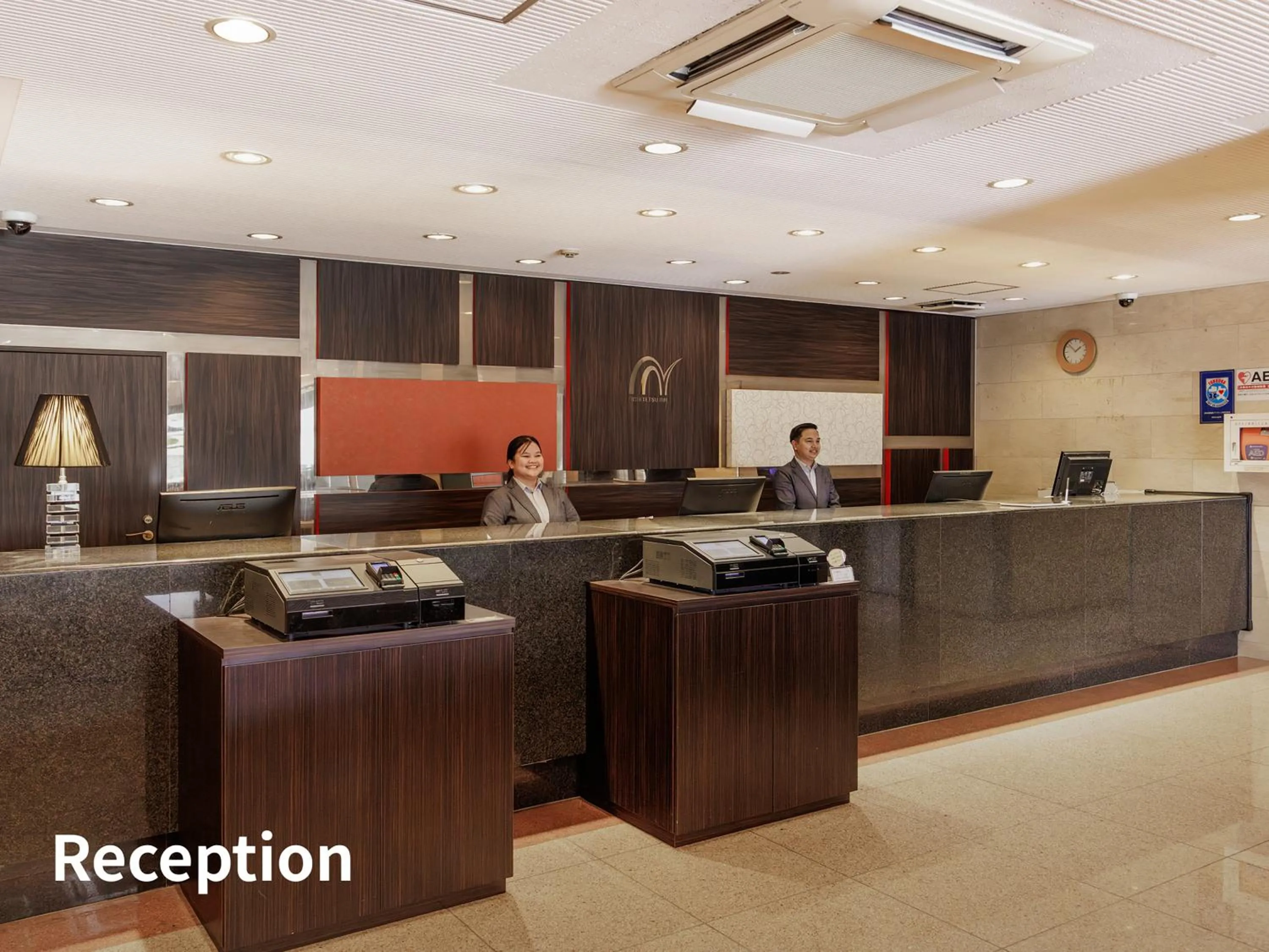 Lobby or reception in Nishitetsu Inn Tenjin