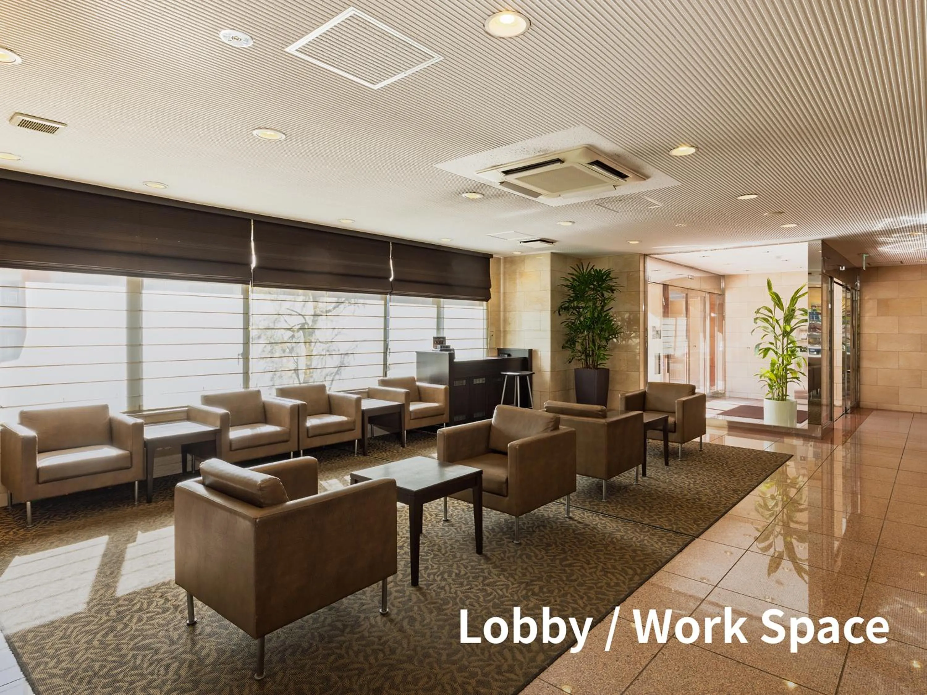 Lobby or reception in Nishitetsu Inn Tenjin