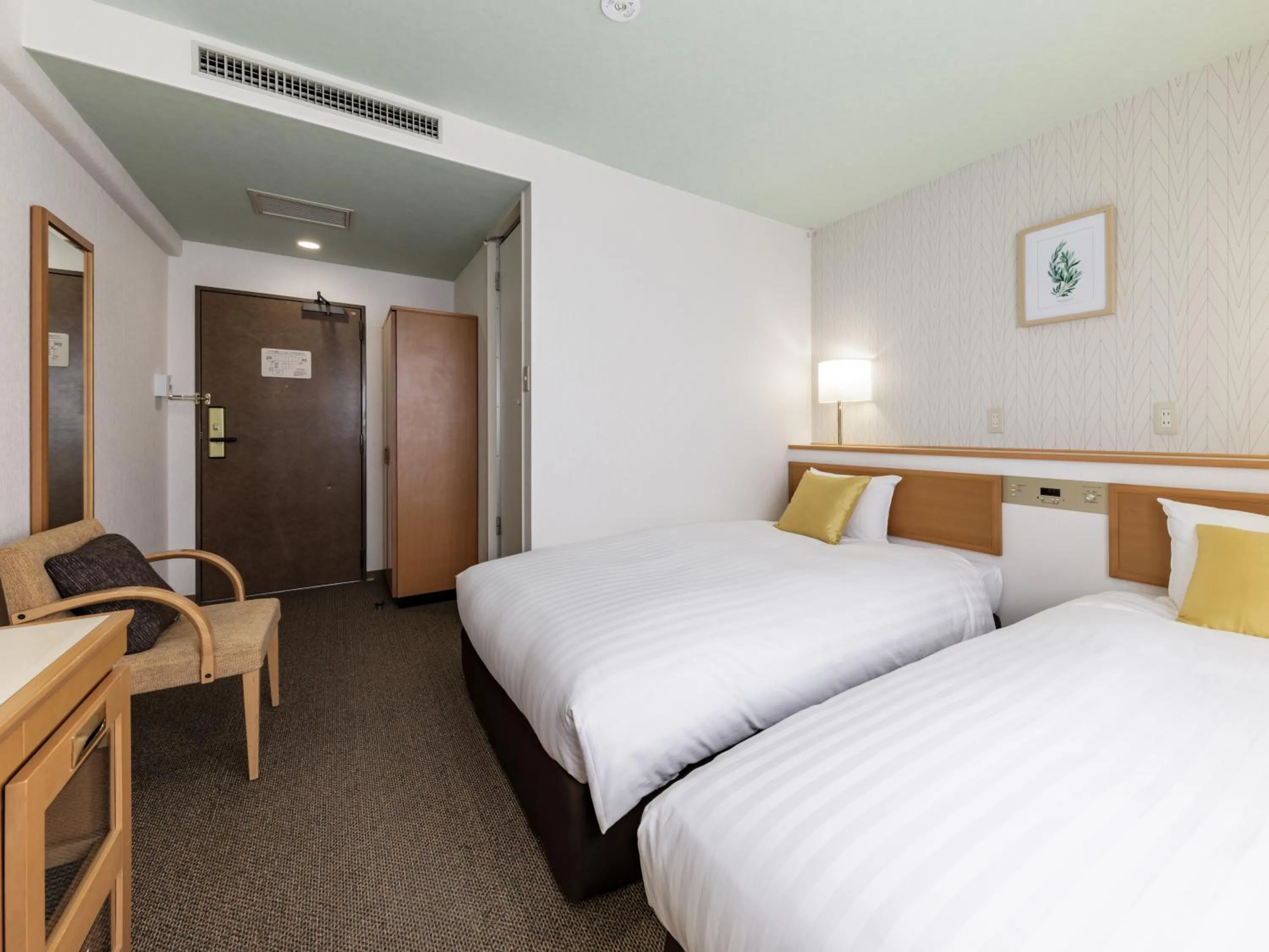 Photo of the whole room, Bed in Nishitetsu Inn Tenjin