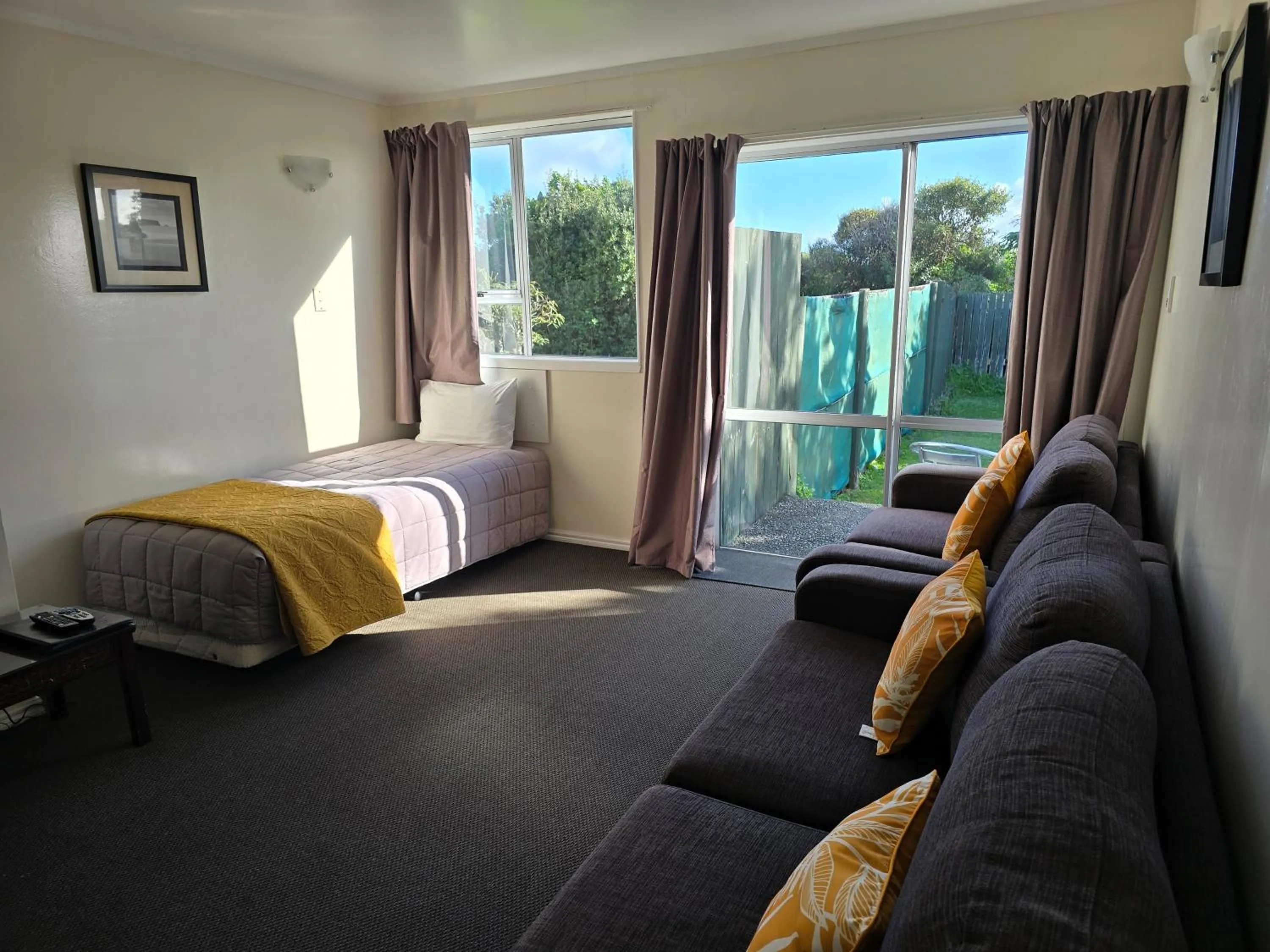 Bed in Greymouth Kiwi Holiday Park & Motels