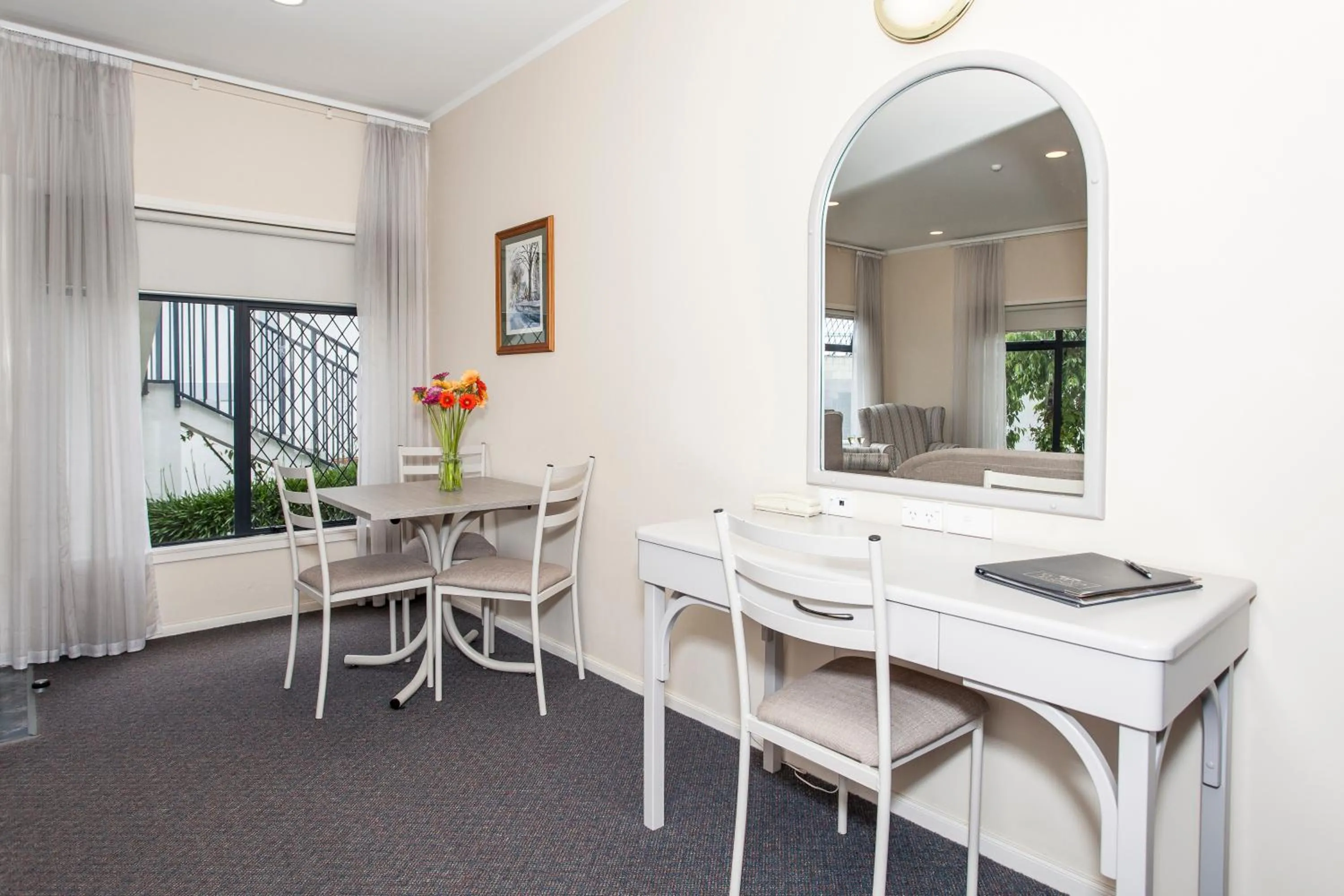 Dining area in Te Mata Lodge