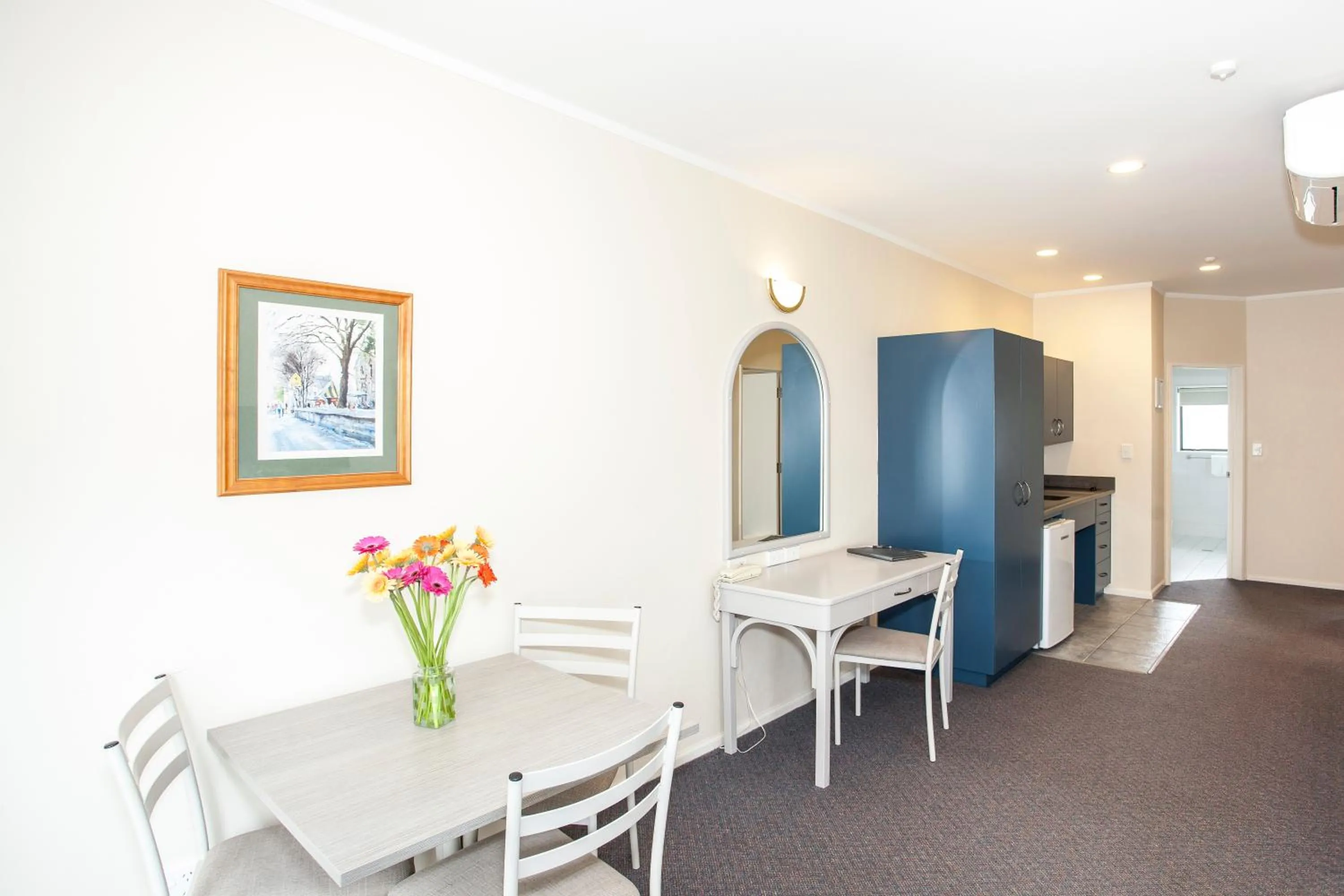 Dining area in Te Mata Lodge