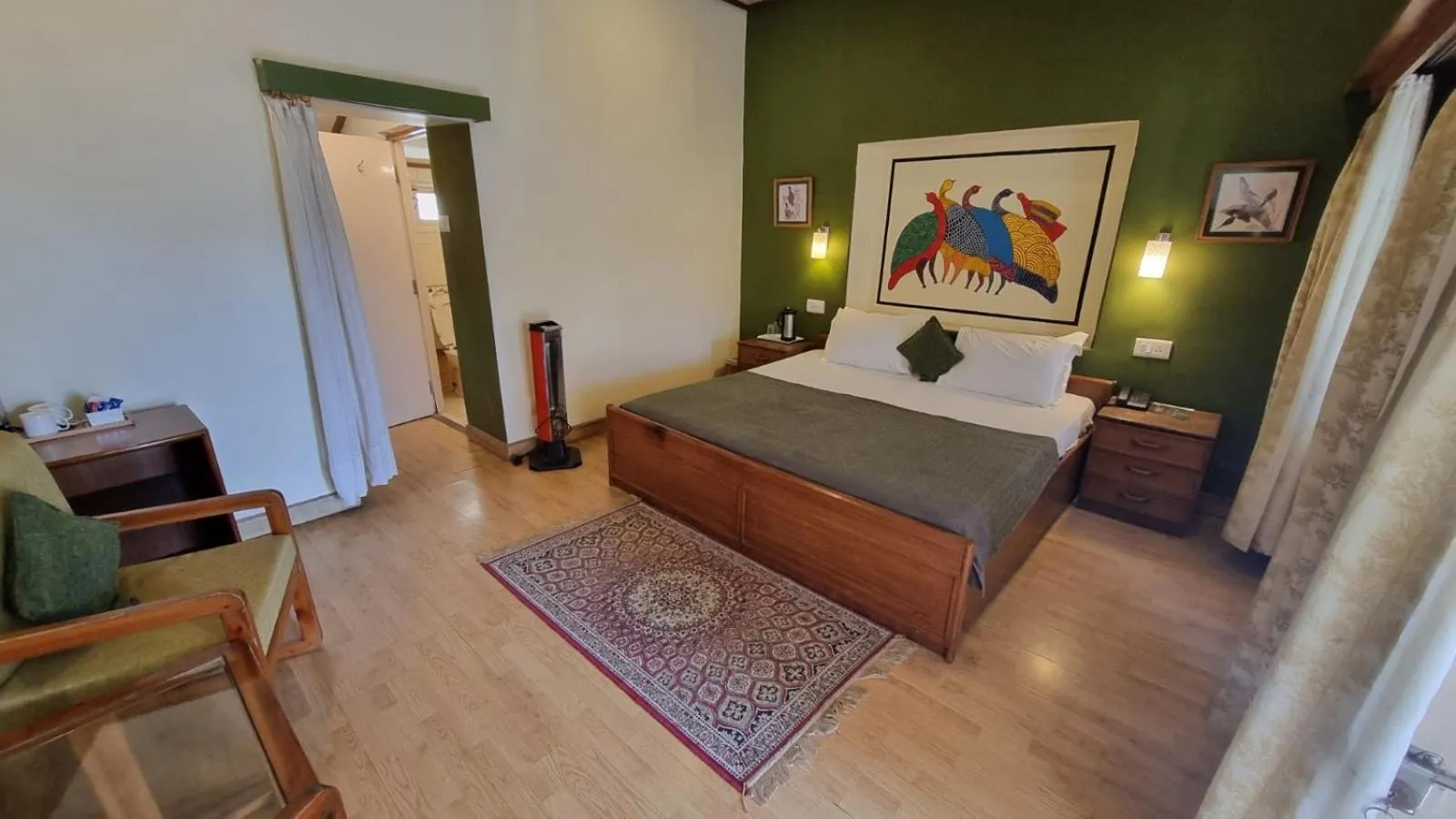 Bed in Hotel Padmini NIvas