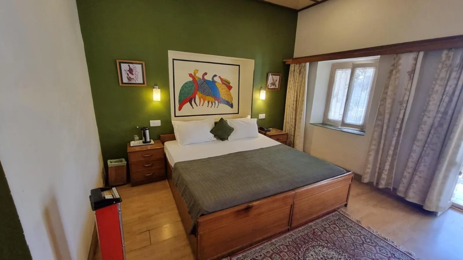 Bed in Hotel Padmini NIvas