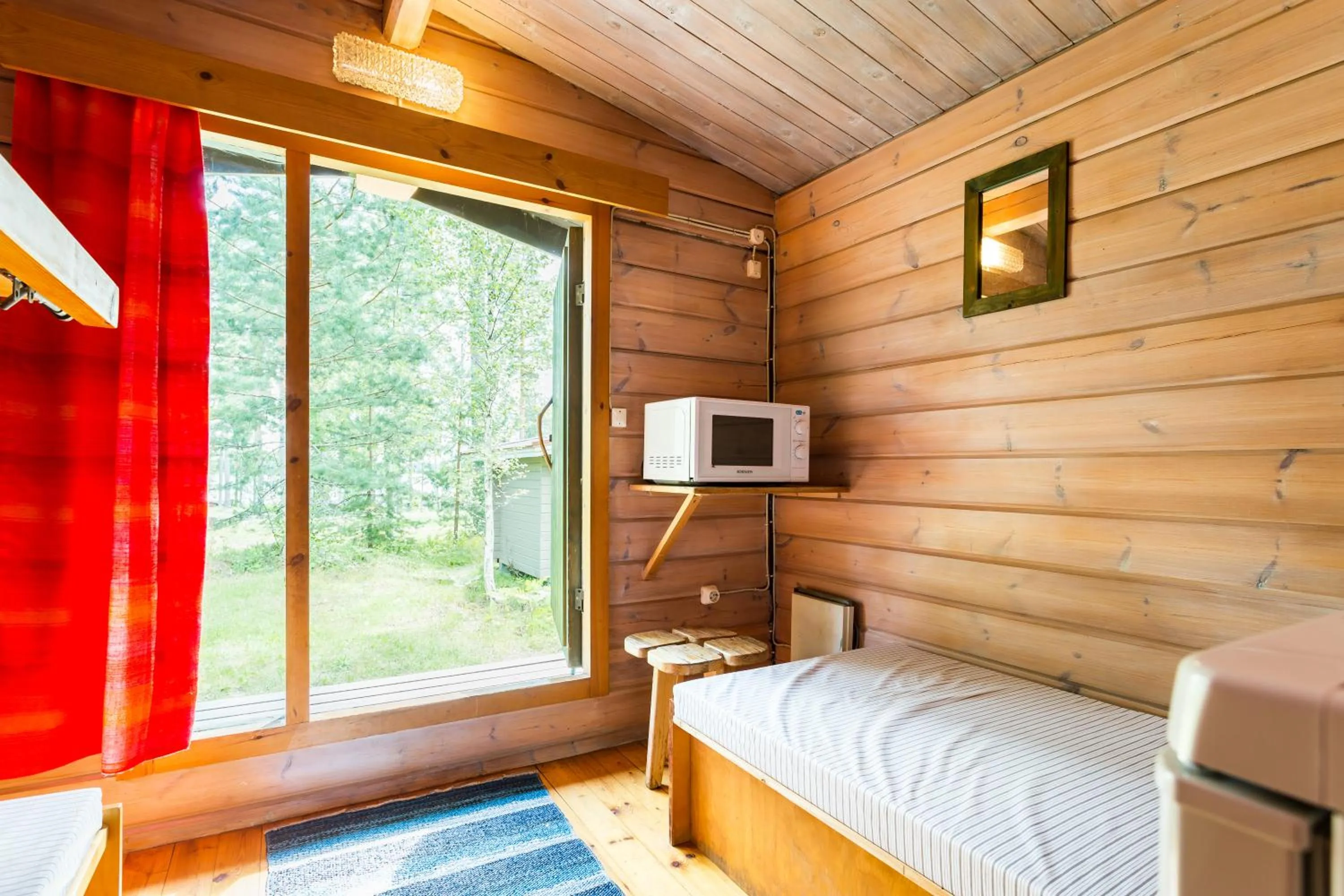 Decorative detail, Bed in Punkaharju Resort