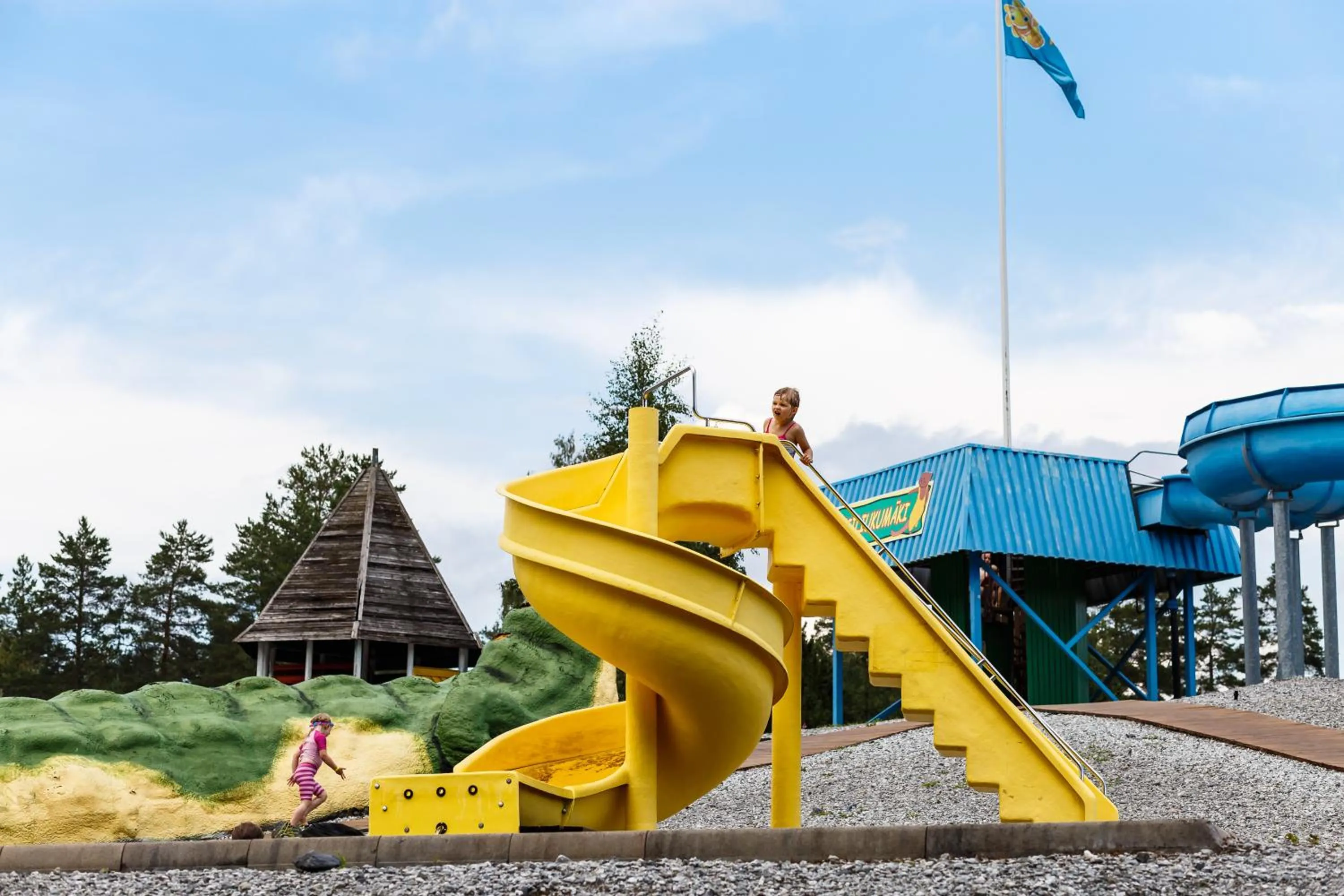 Children play ground in Punkaharju Resort