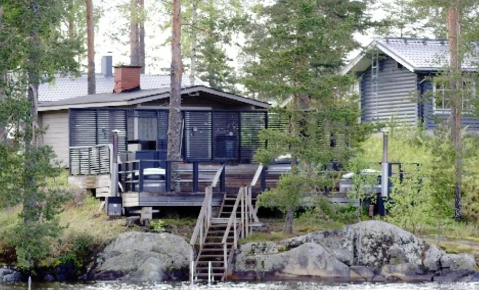 Open Air Bath in Punkaharju Resort