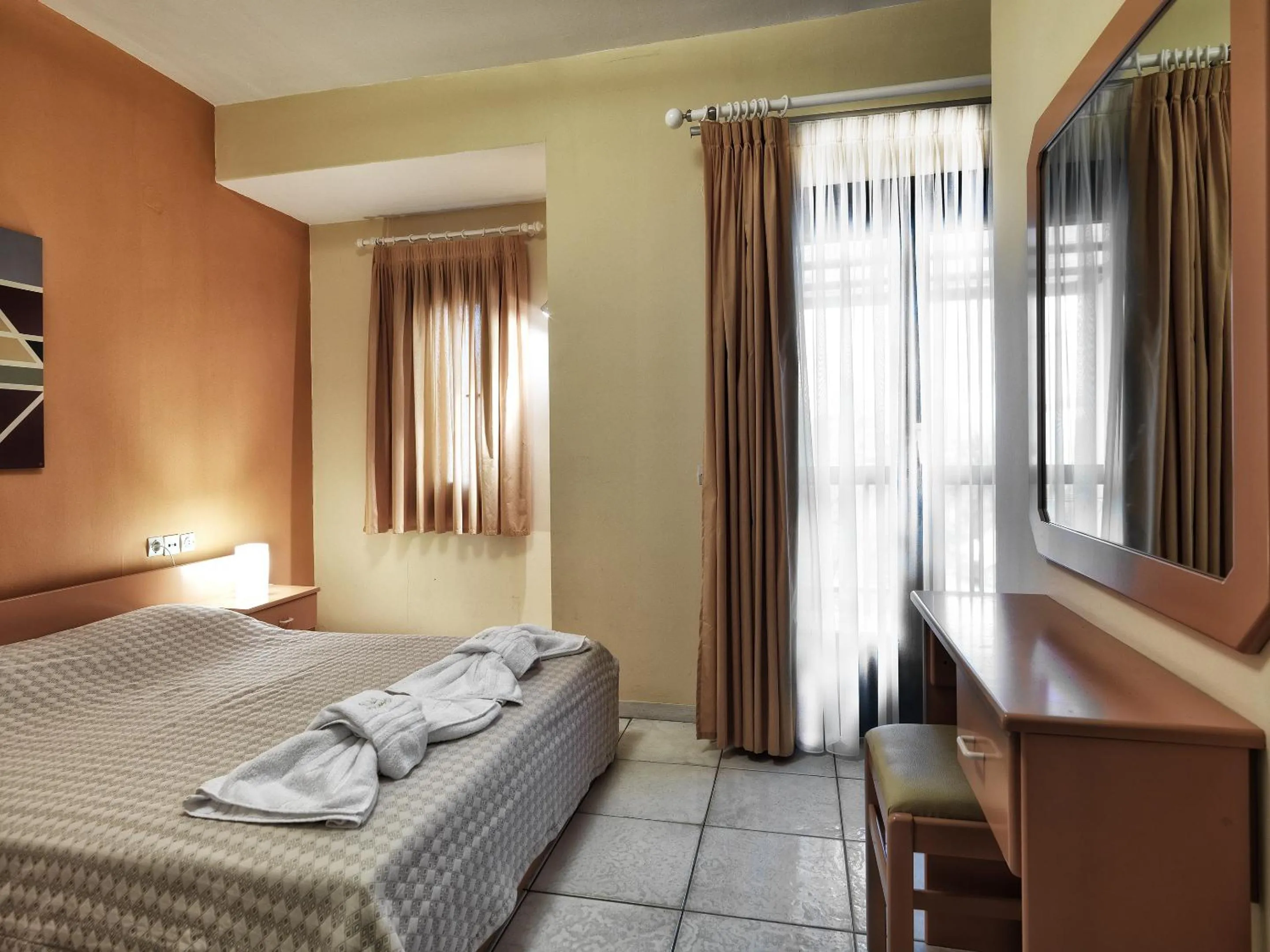 Bed in Elia Apartments