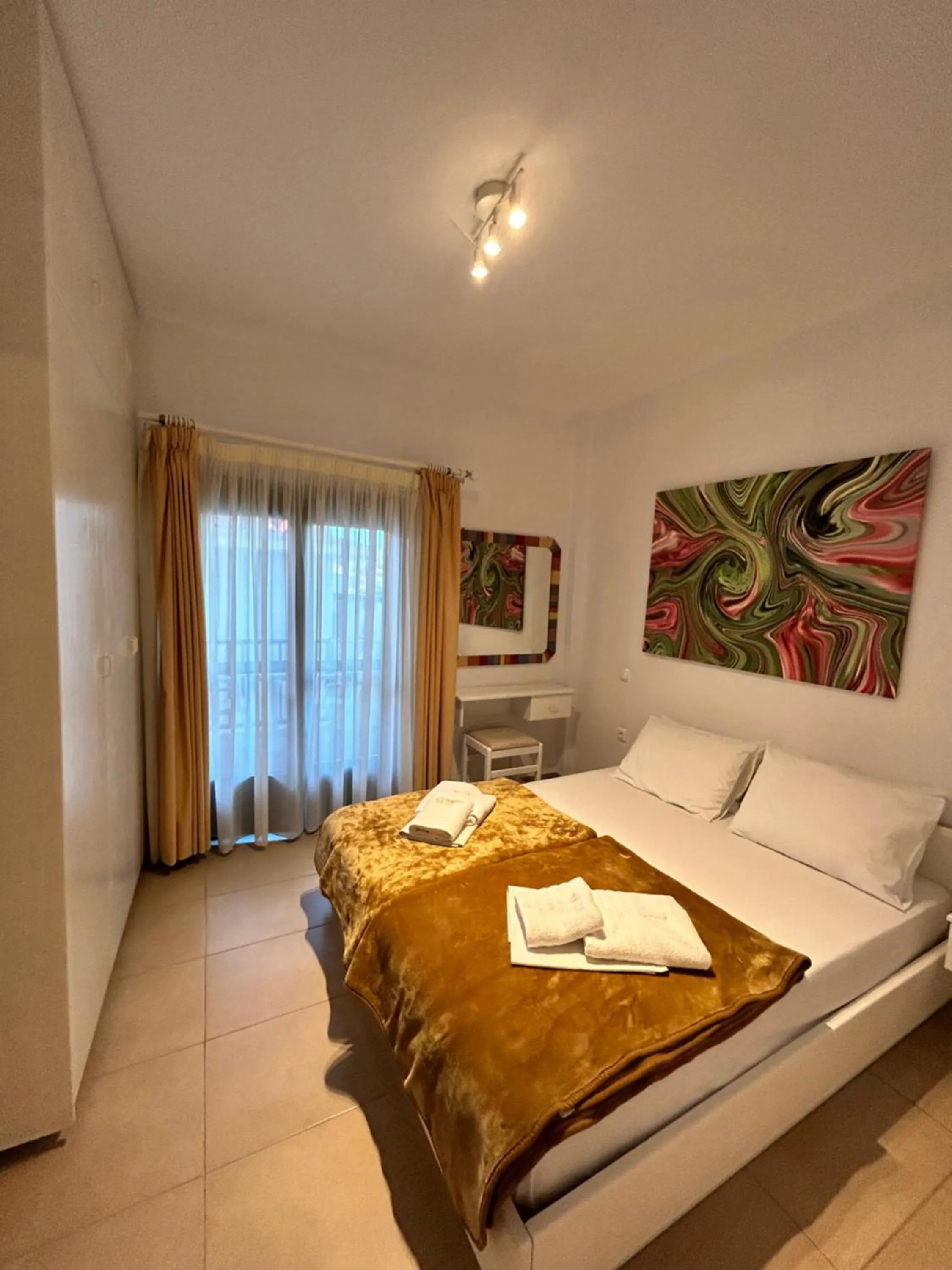 Bedroom, Bed in Elia Apartments