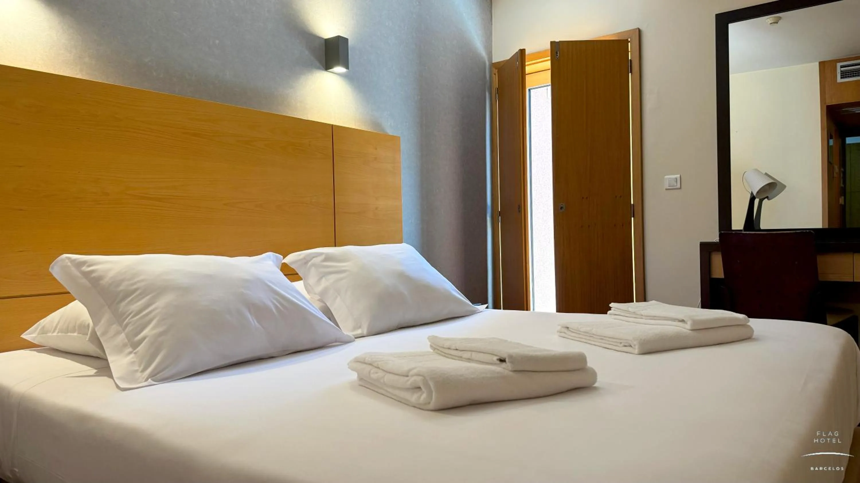 Bed in Flag Hotel Barcelos