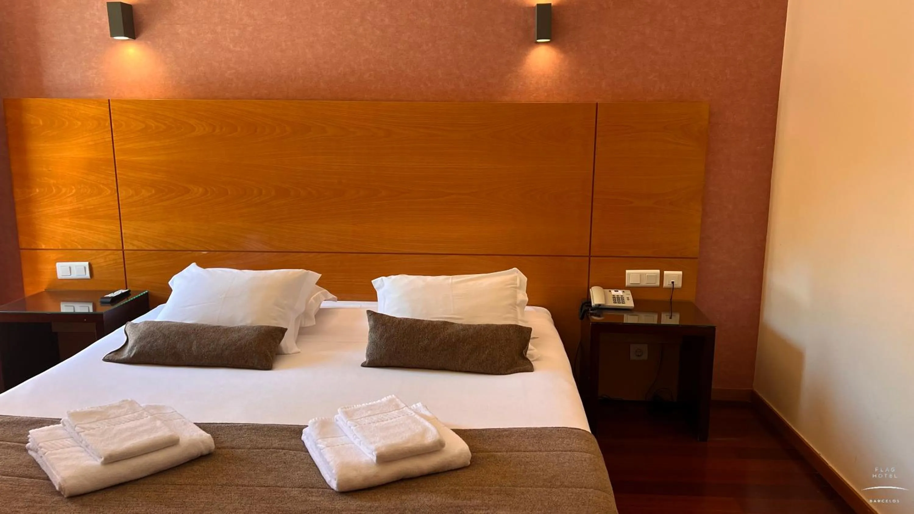 Bed in Flag Hotel Barcelos