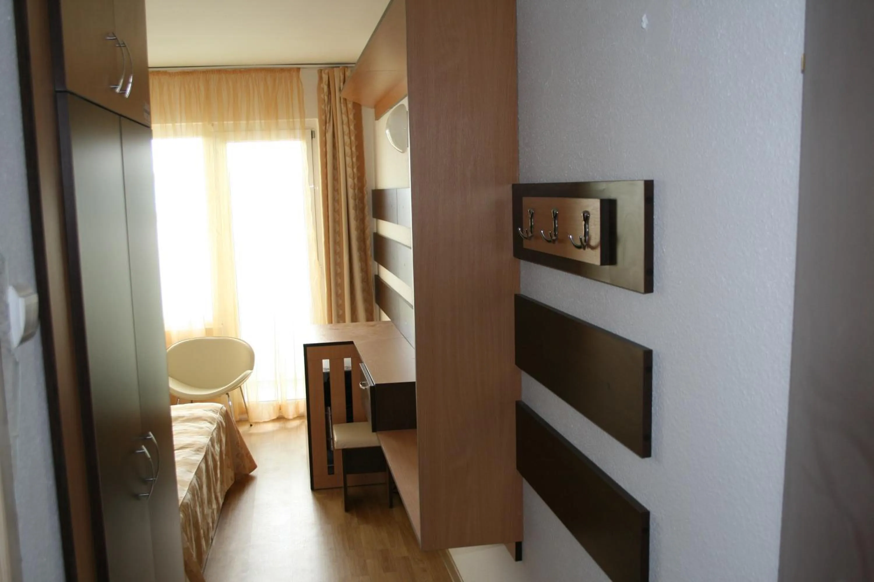 Decorative detail, Bed in Hotel Capitol