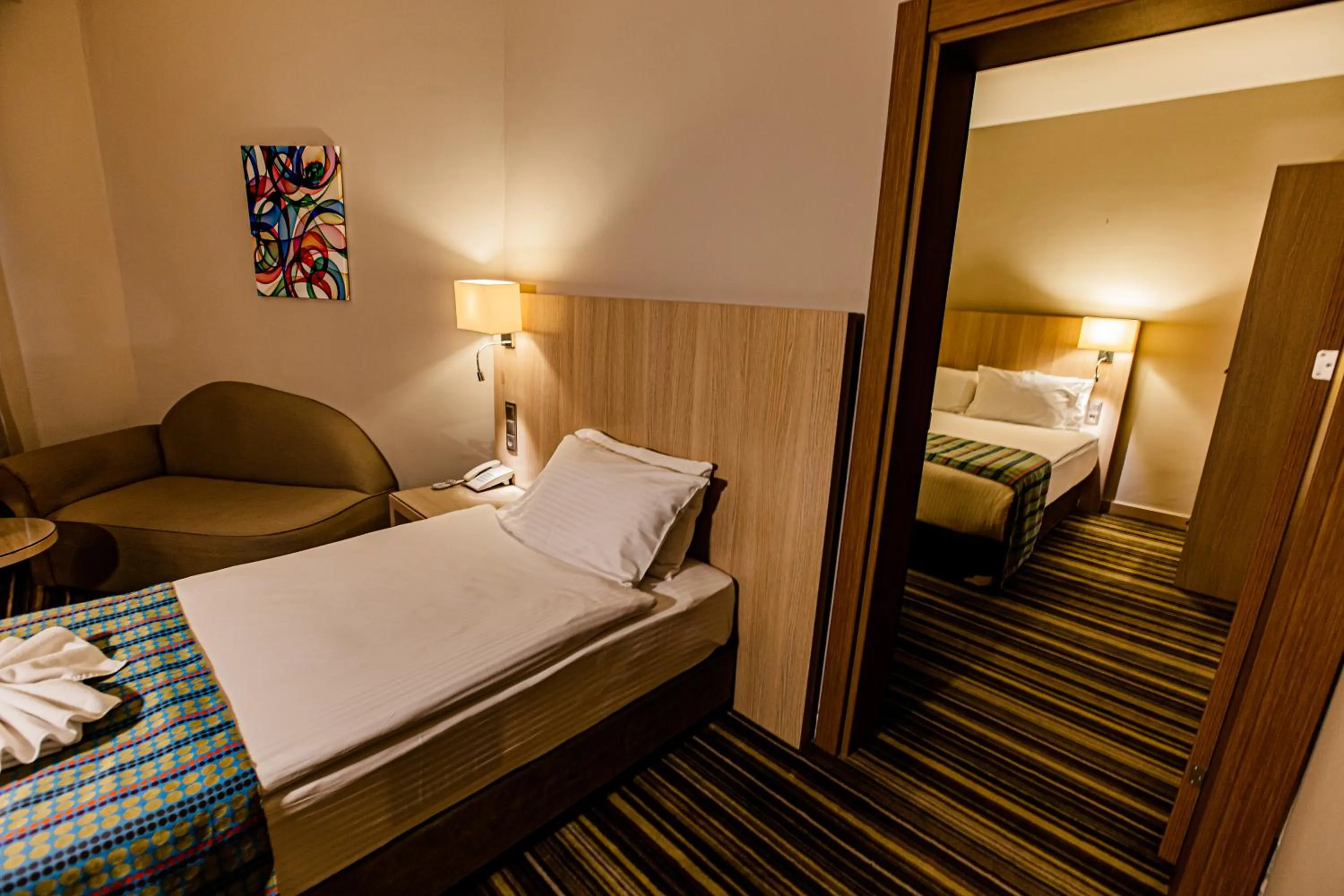 Bed in Mustafa Cappadocia Resort