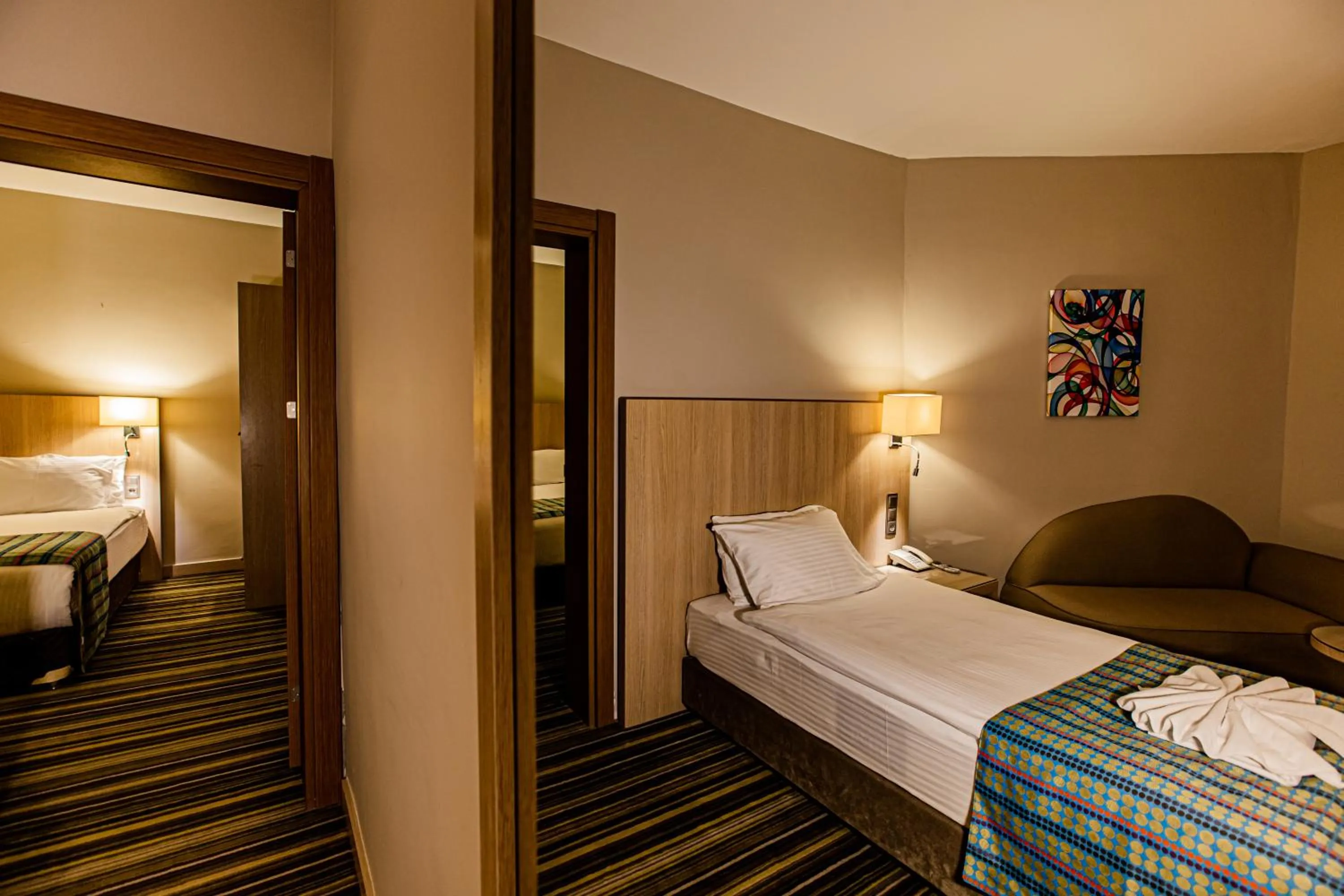 Bed in Mustafa Cappadocia Resort