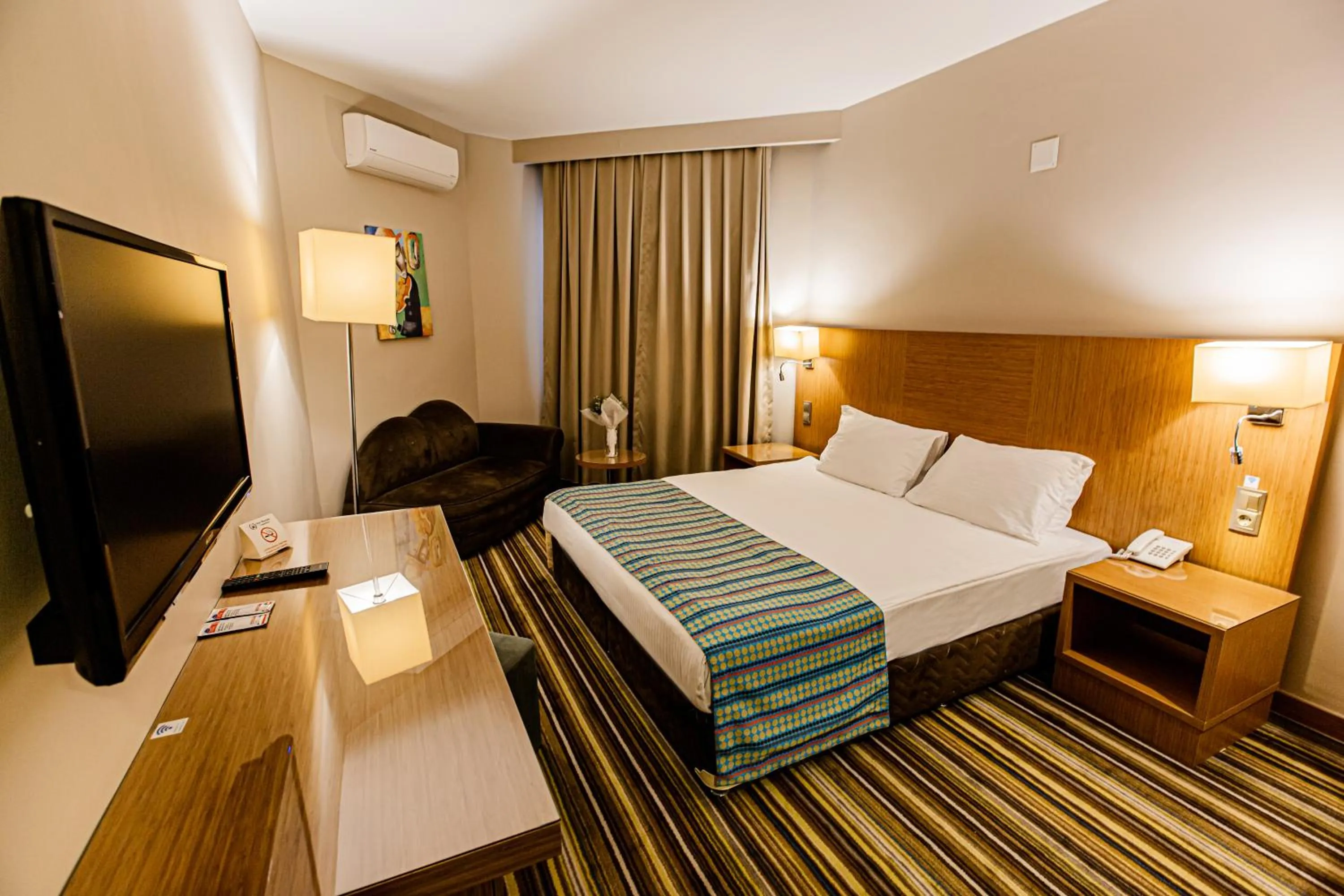 Bed in Mustafa Cappadocia Resort