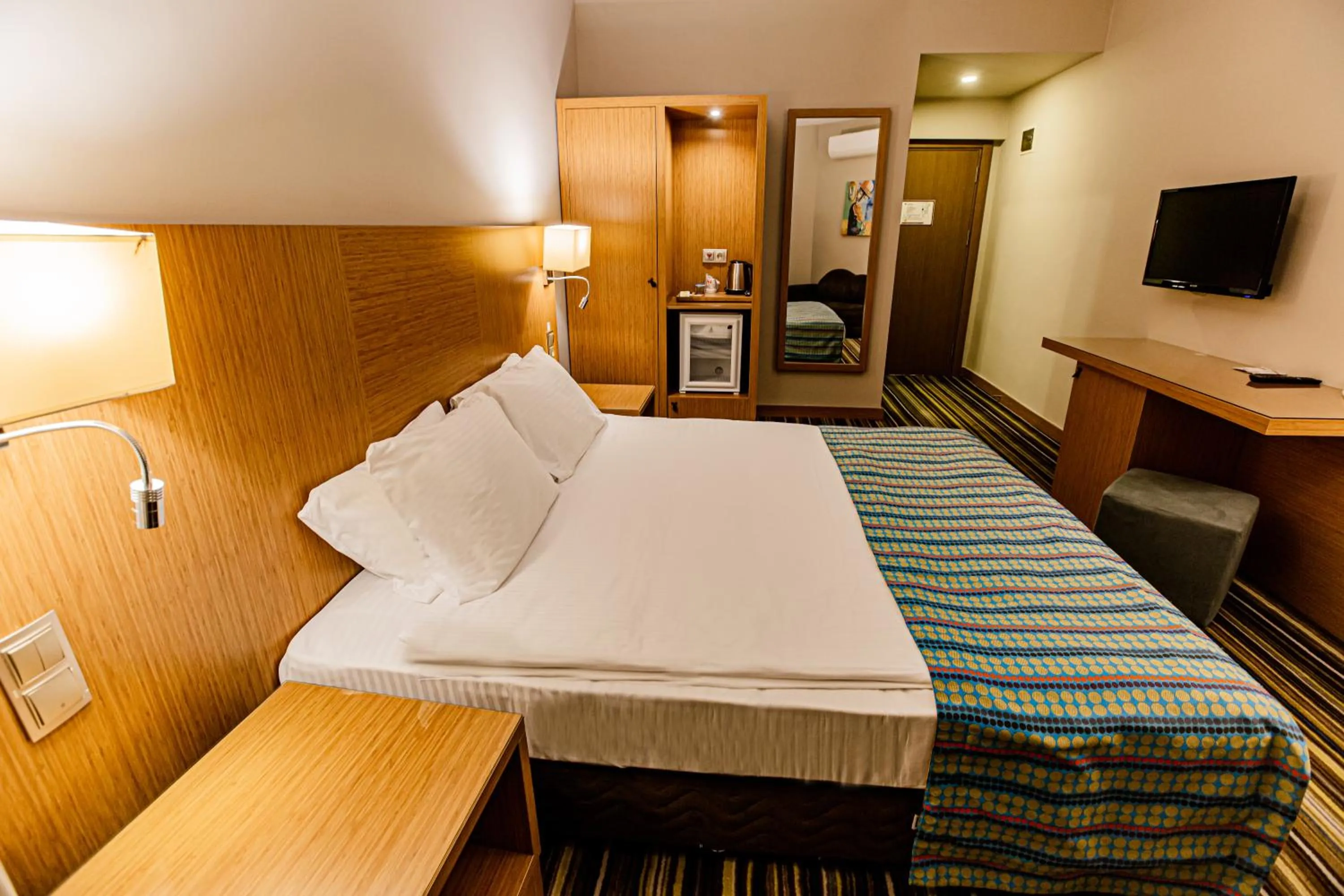 Bed in Mustafa Cappadocia Resort