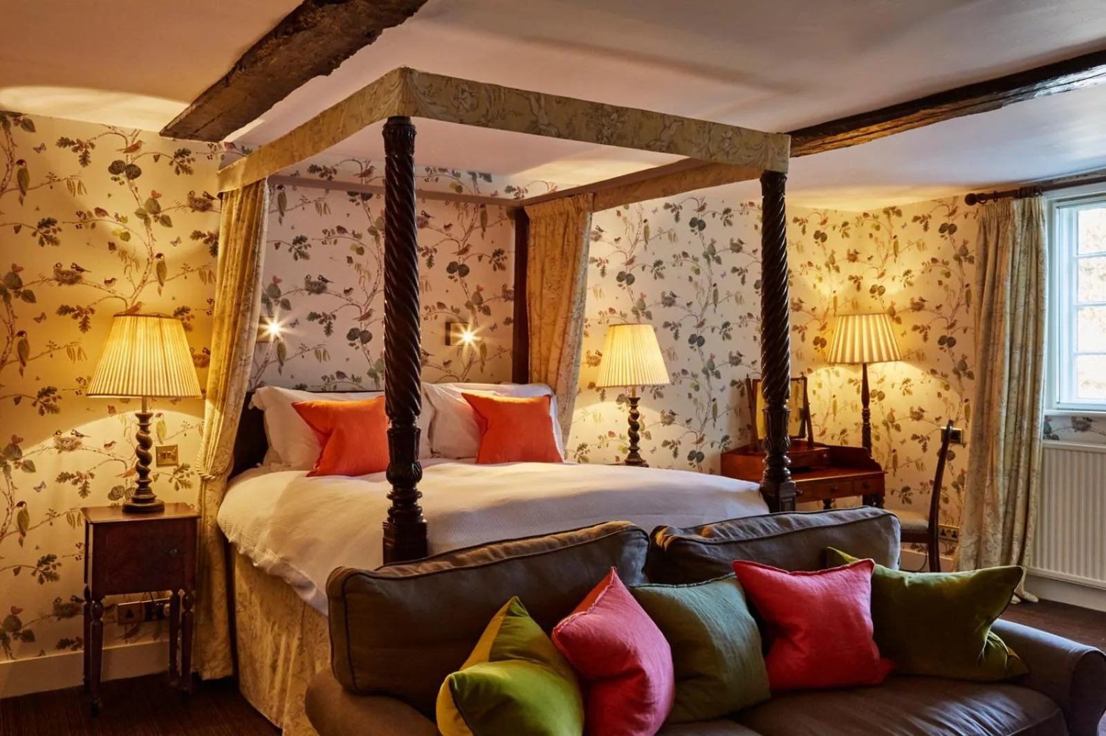 Bedroom, Bed in Ockenden Manor Hotel & Spa