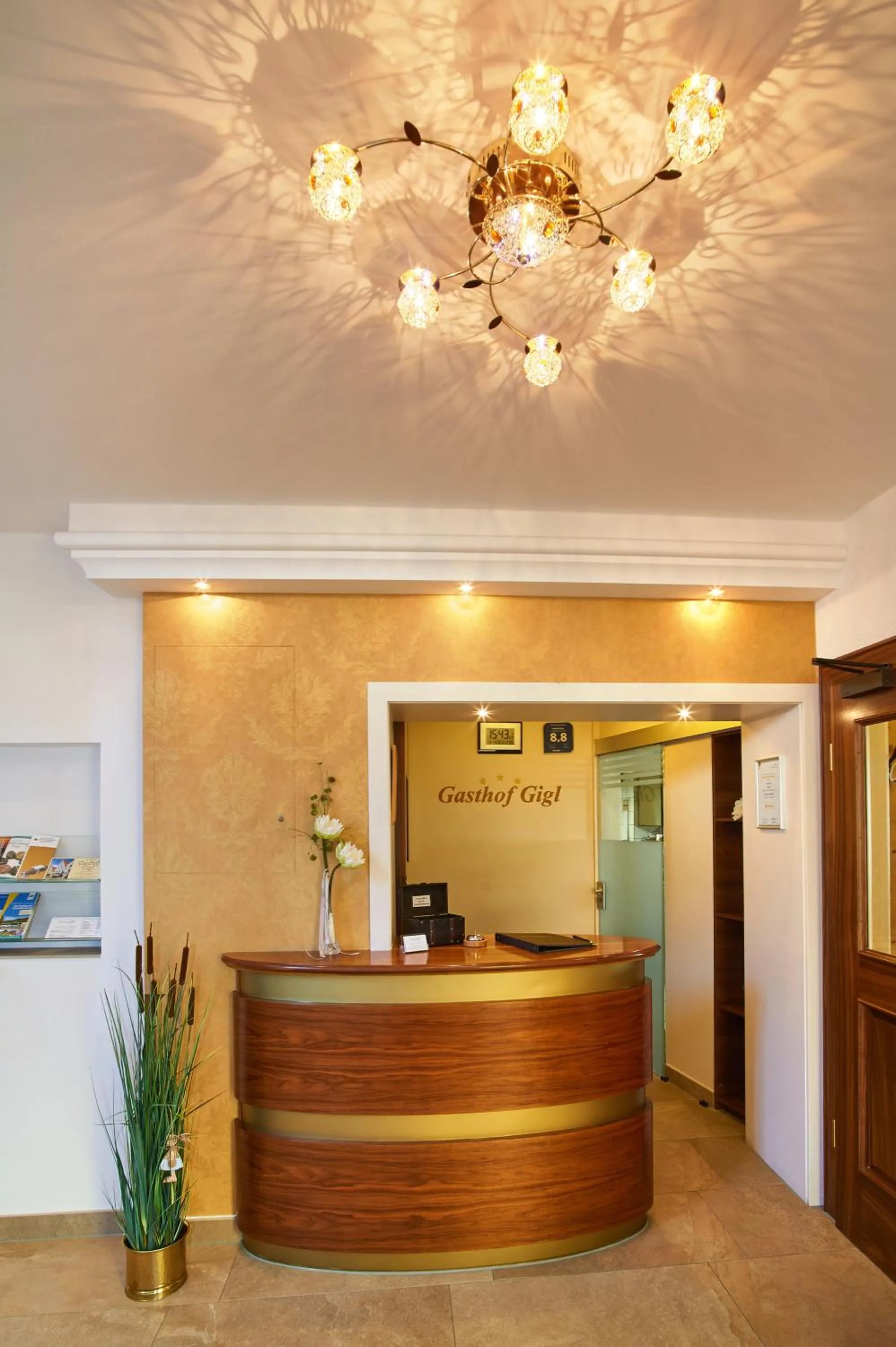Lobby or reception in Gasthof Gigl