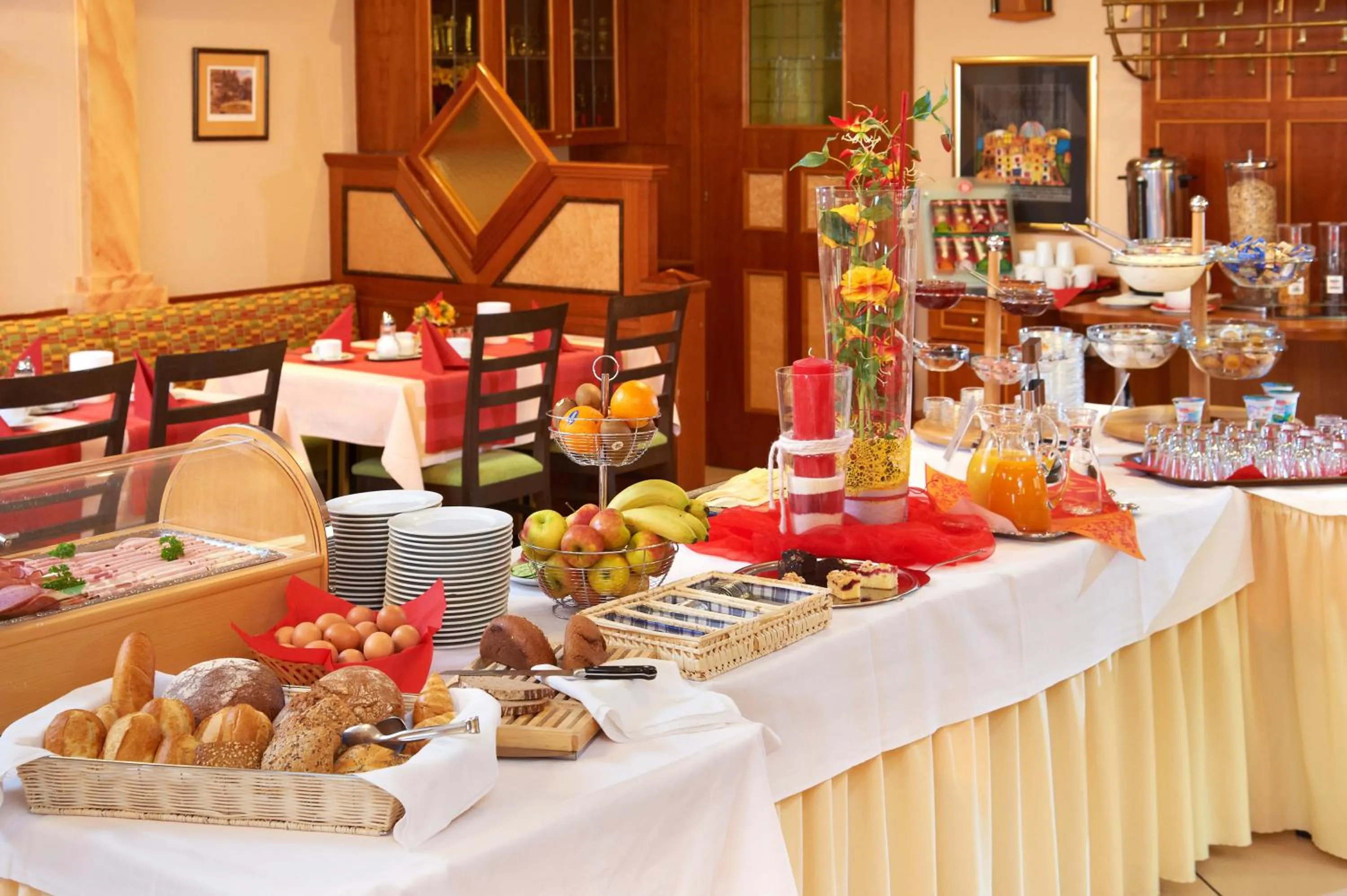 Continental breakfast in Gasthof Gigl