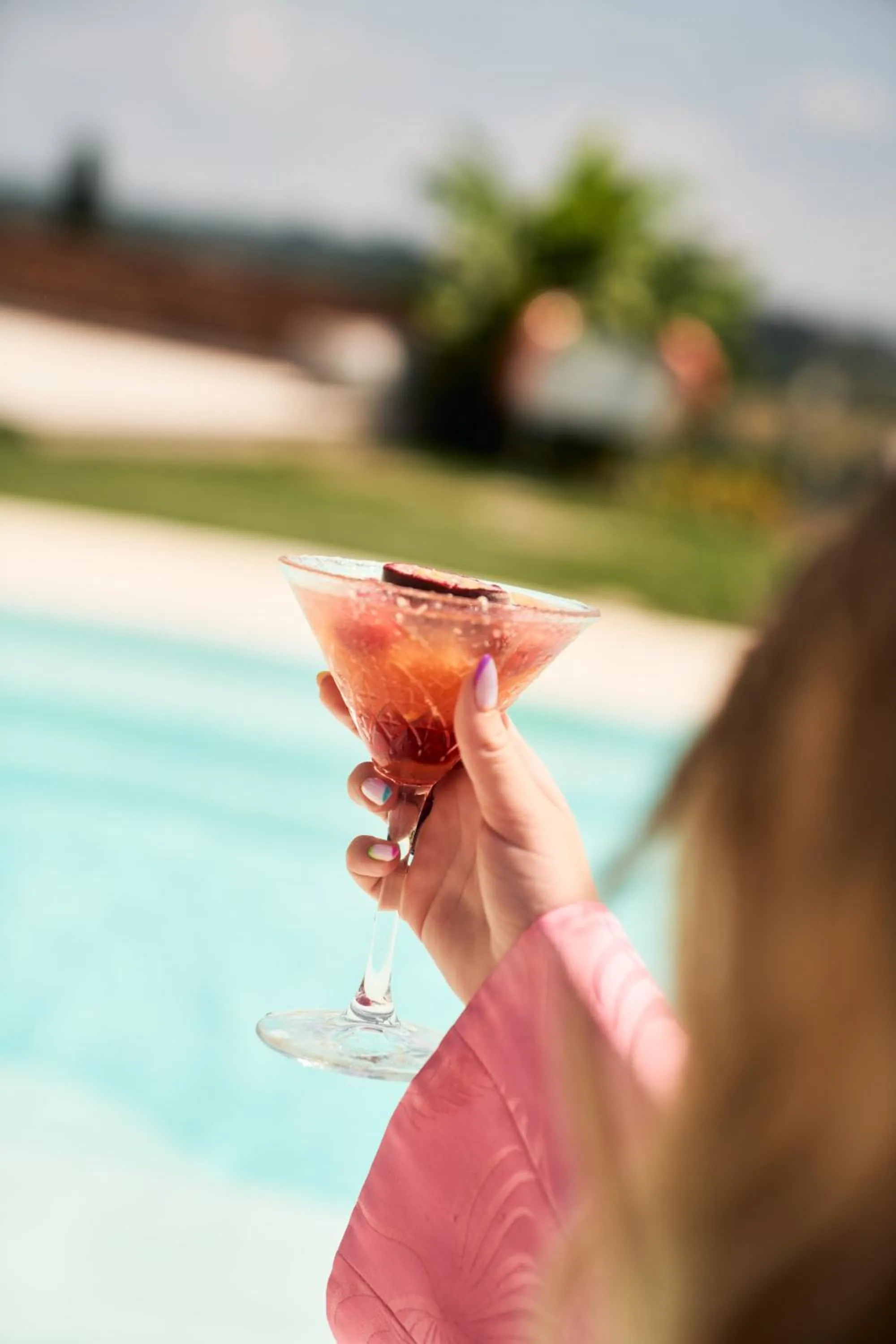 Swimming pool in Tenuta Montemagno Relais & Wines