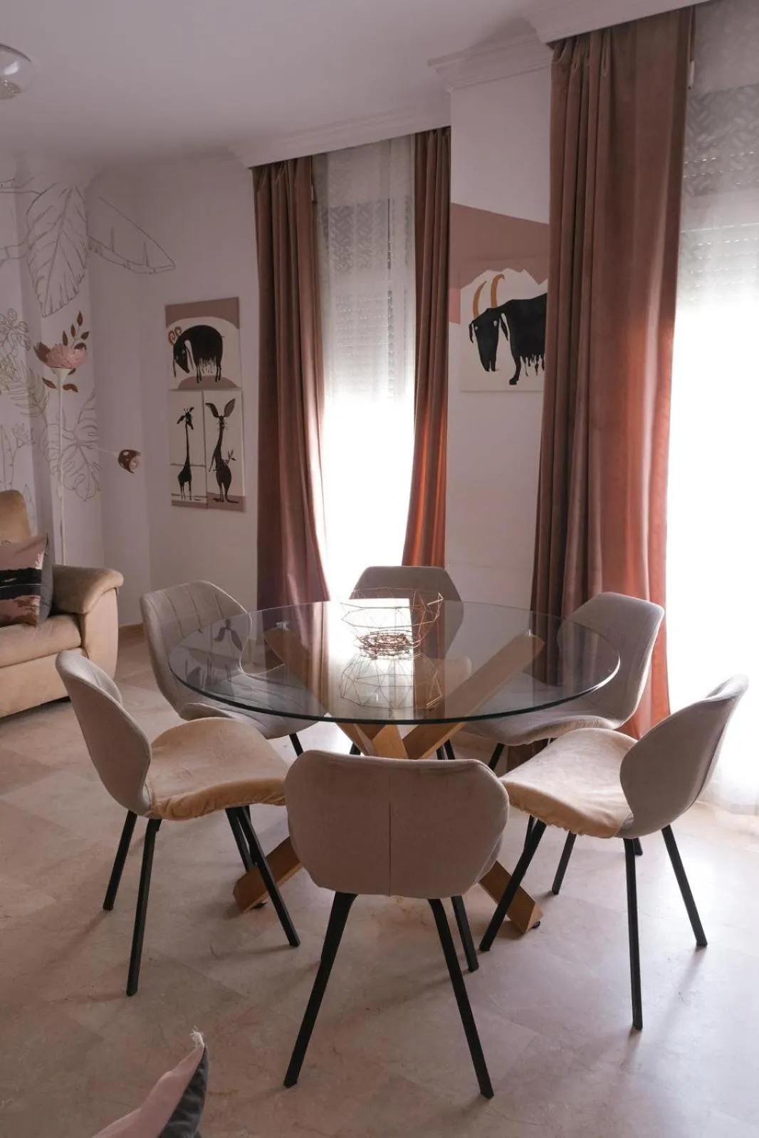 Living room in ELENA Flat Malaga Center