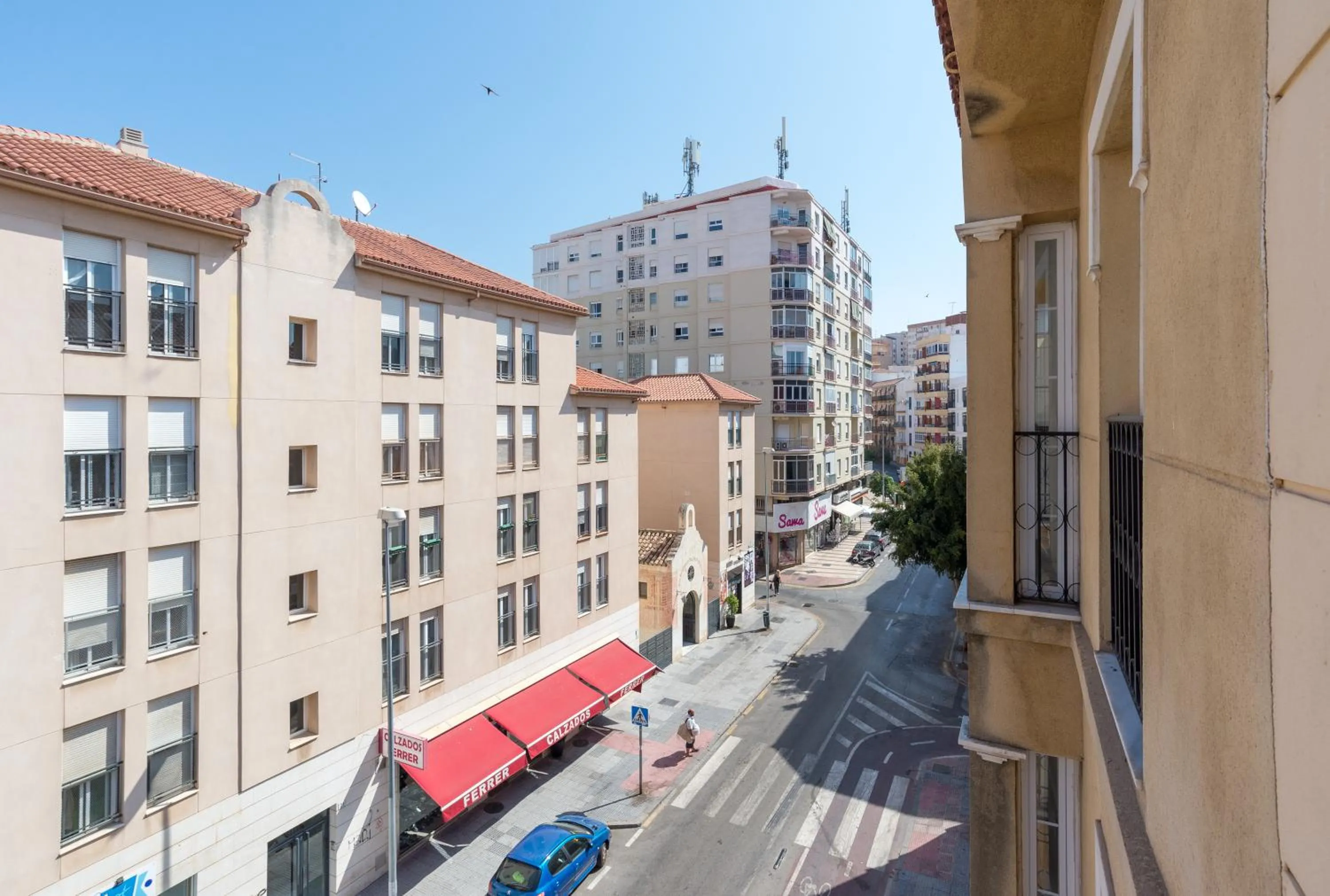 Street view in ELENA Flat Malaga Center