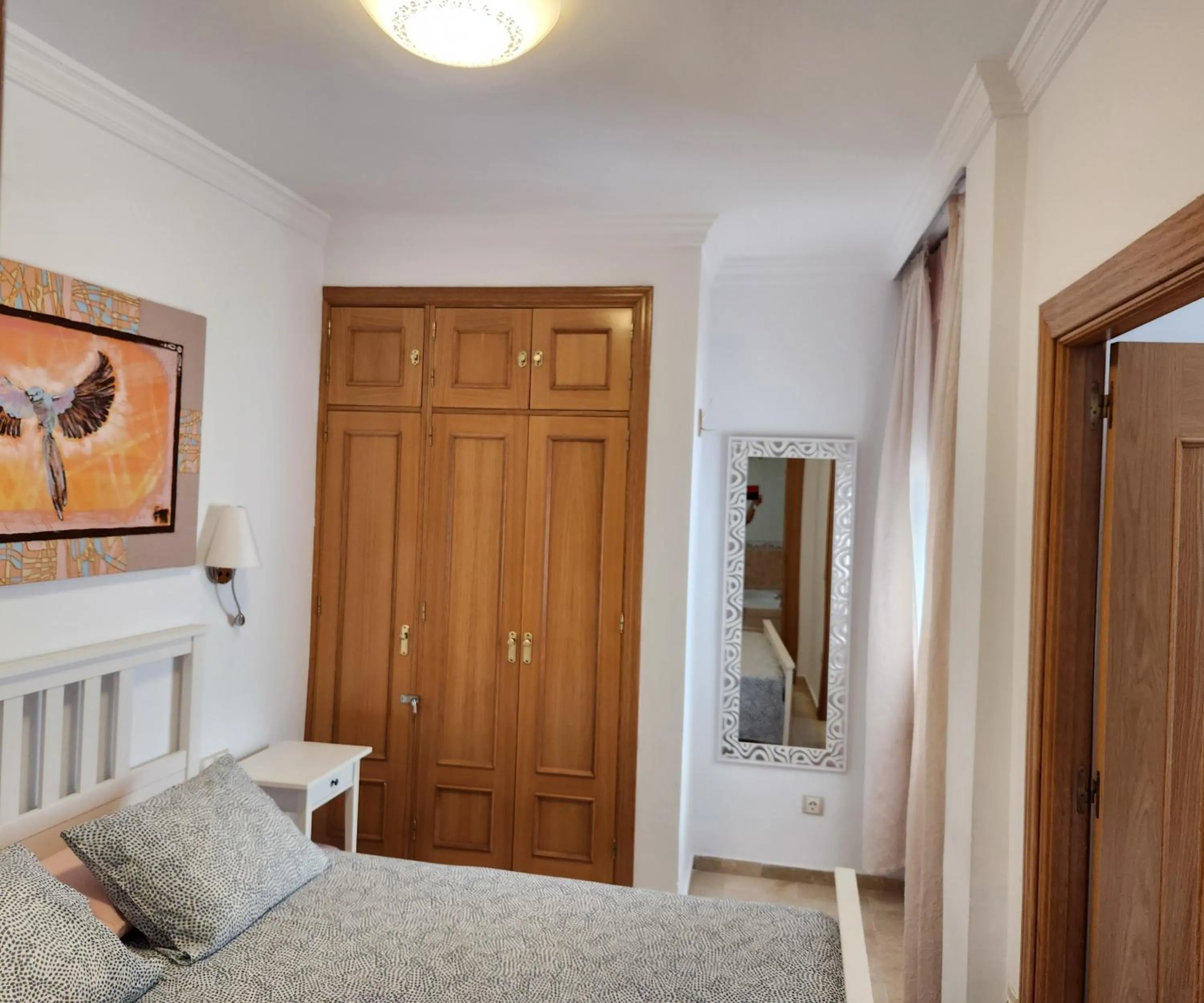 Bed in ELENA Flat Malaga Center