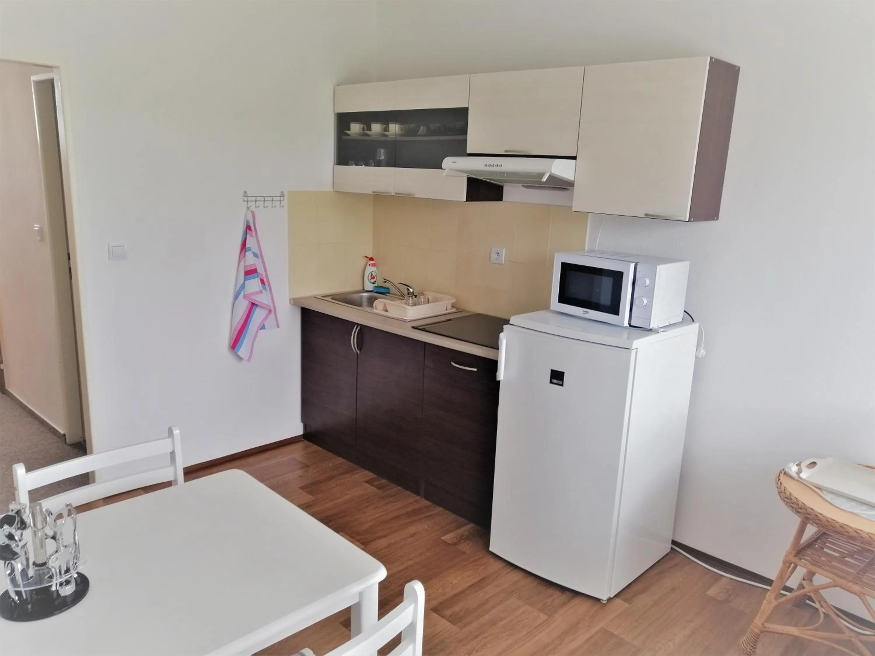 Kitchen or kitchenette in Penzion Adriana