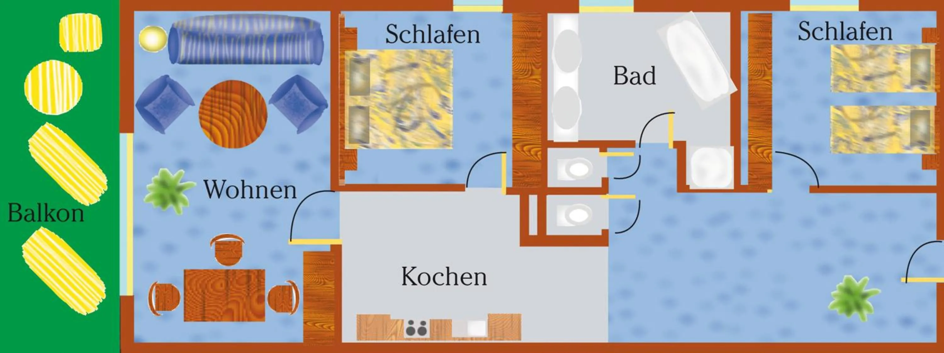 Photo of the whole room in Apart Hotel am Sonnenhügel