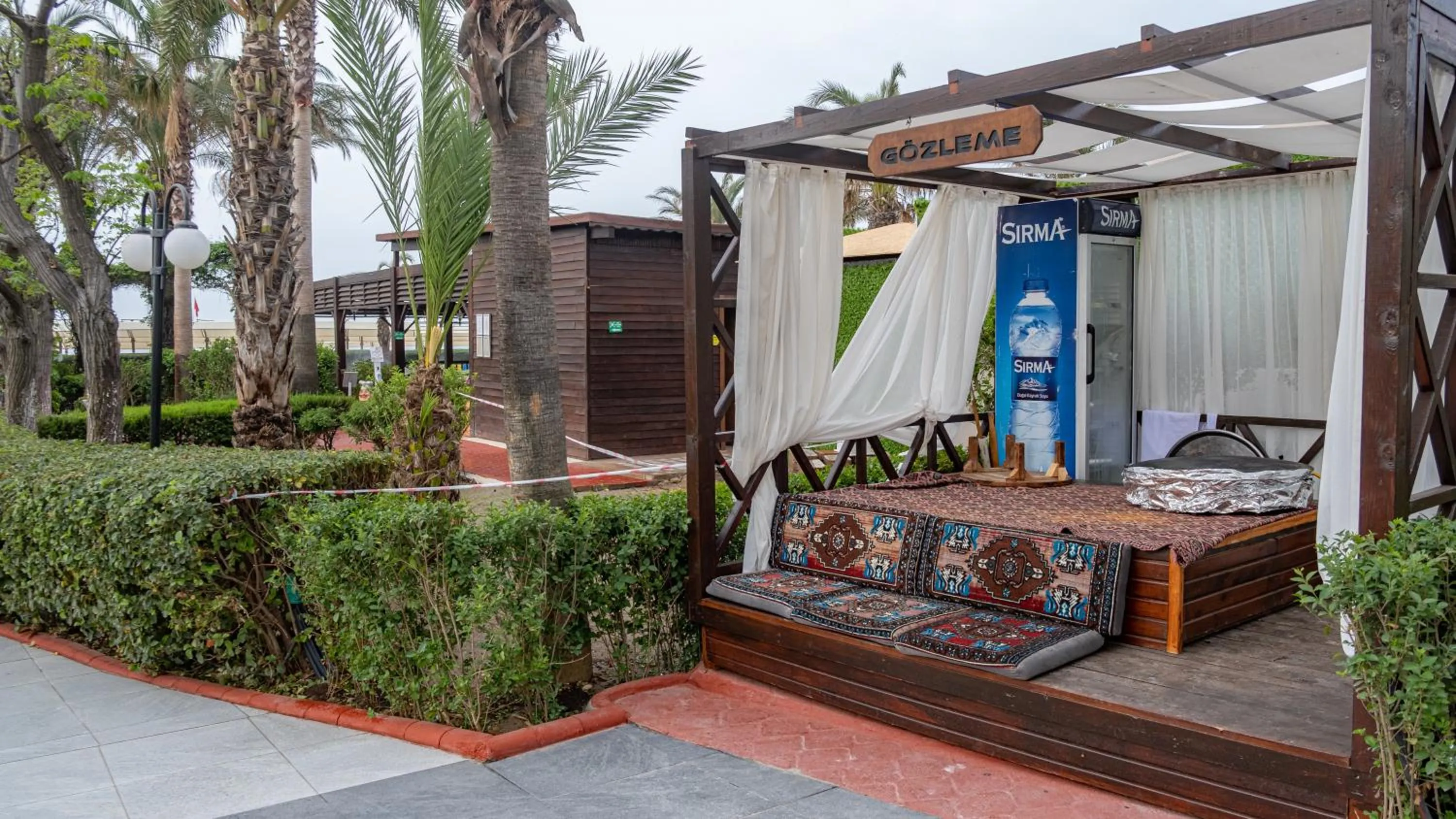 Patio in Aydinbey Famous Resort - Ultra All Inclusive