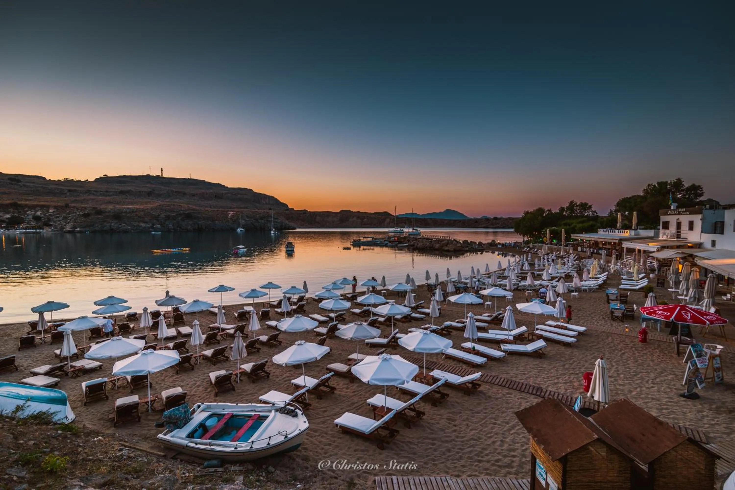 Natural landscape in Lindos Shore Boutique Villa with sea view