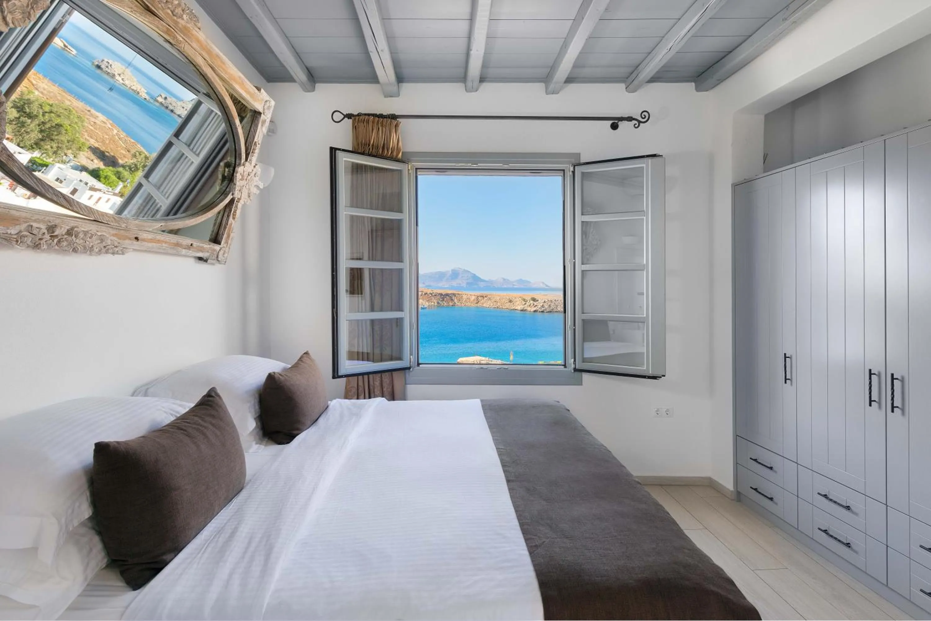 Day, Bed in Lindos Shore Boutique Villa with sea view
