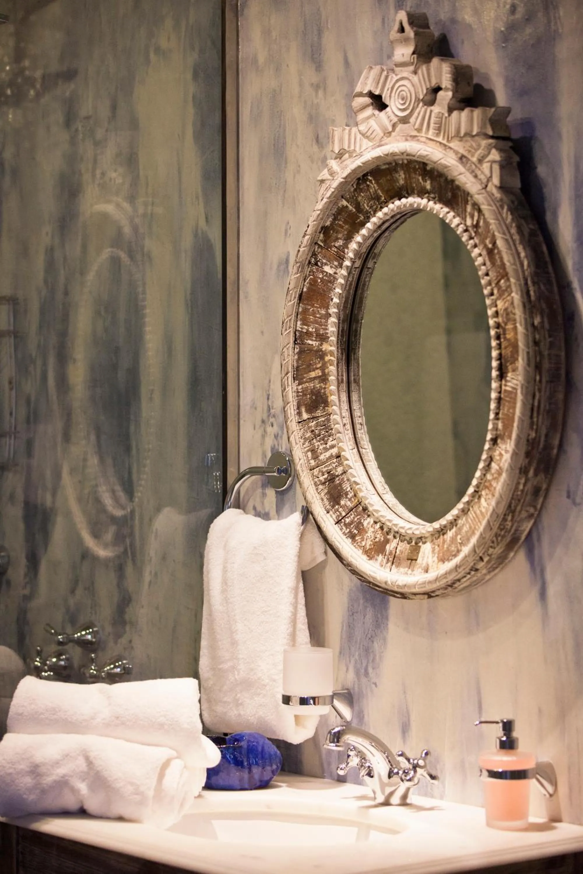 Bathroom in Lindos Shore Boutique Villa with sea view