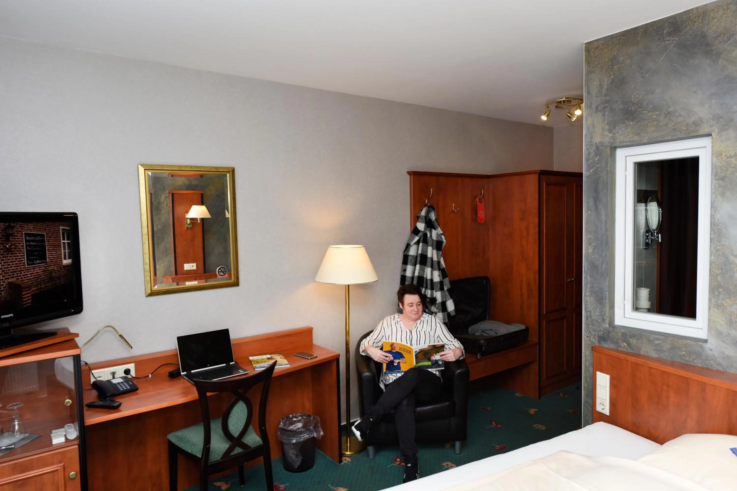 Seating area in Hotel Freihof