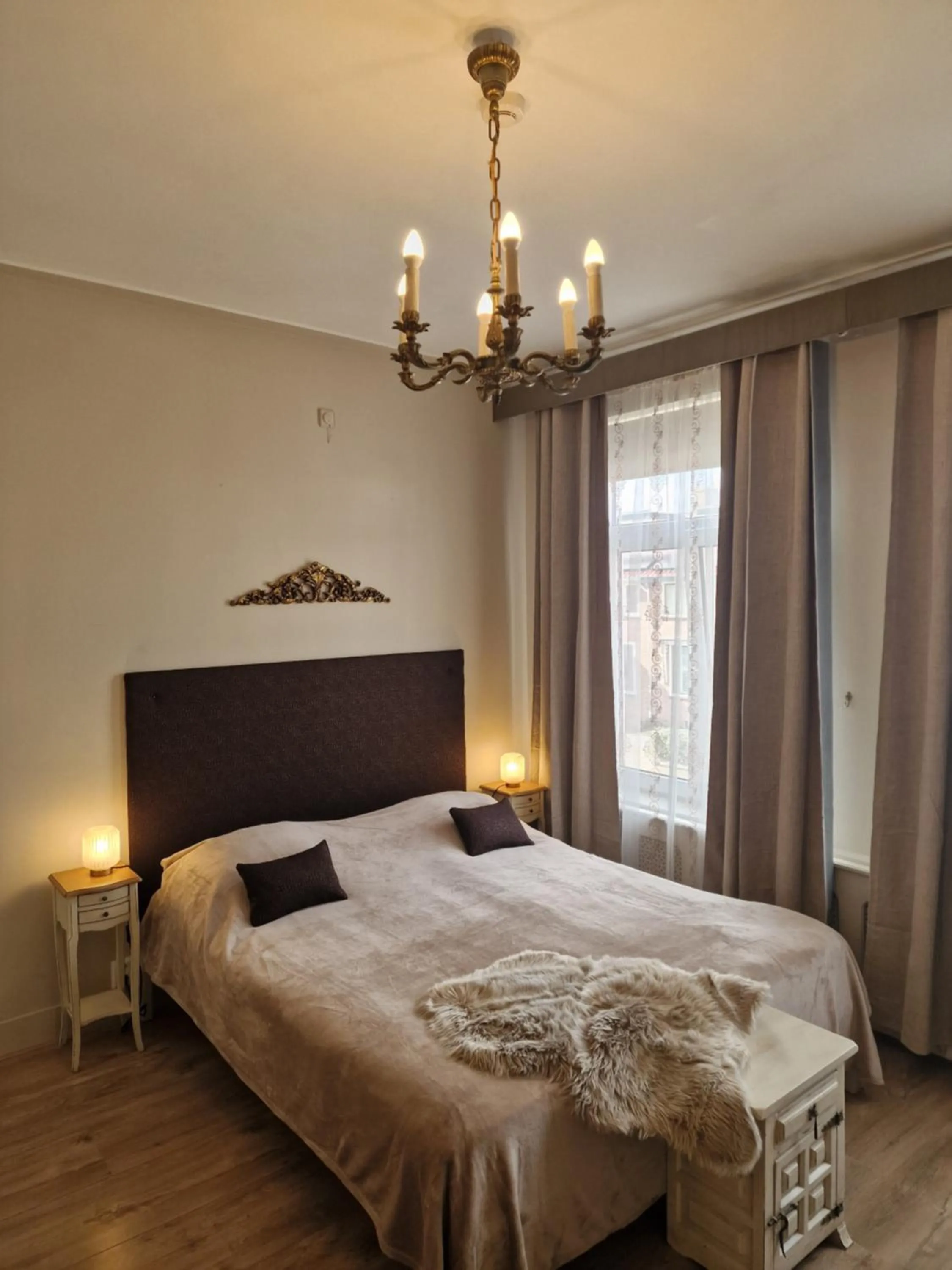 Bed in Pension Zee en Duinzicht