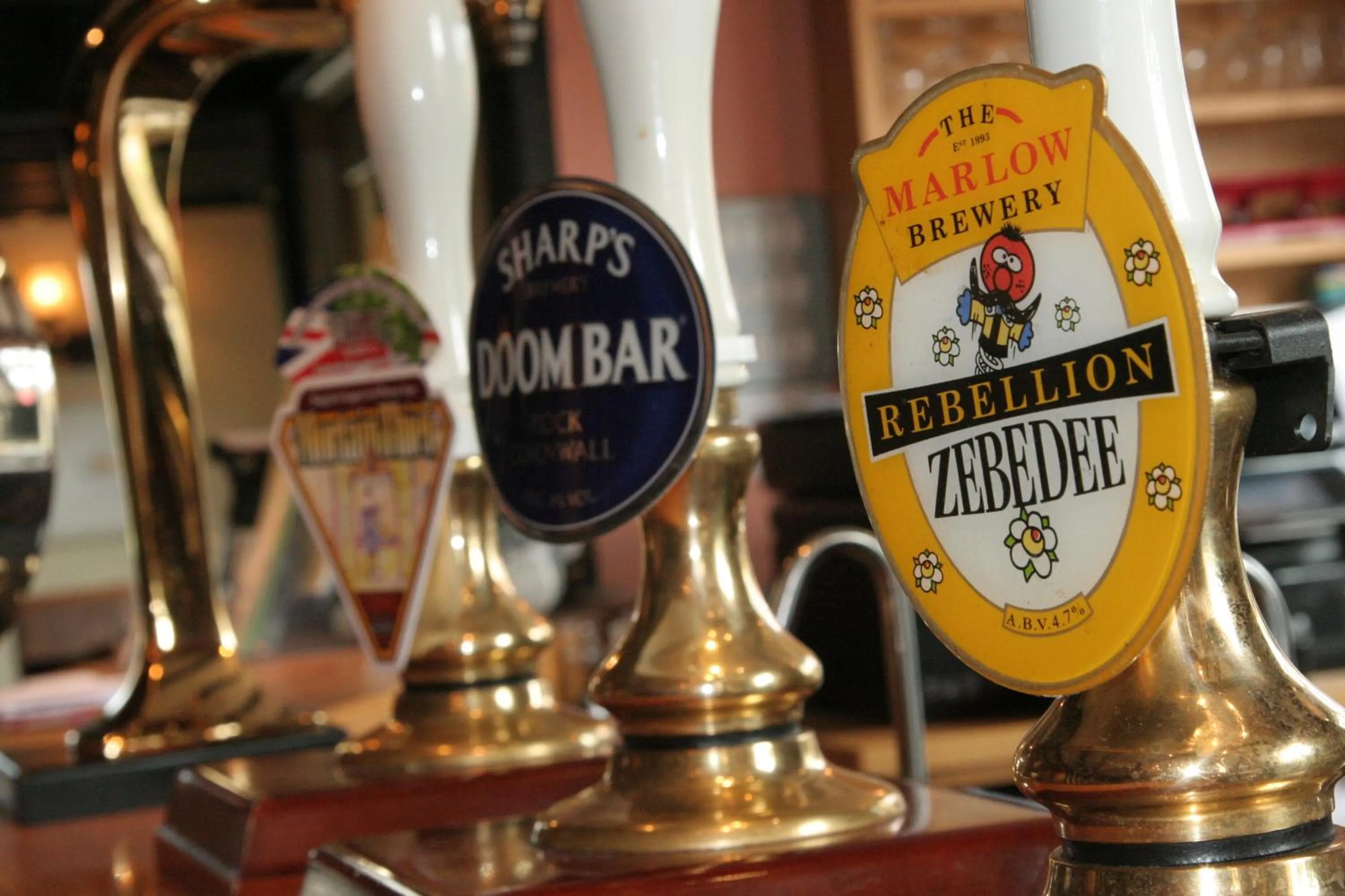 Alcoholic drinks in The Nags Head Hotel