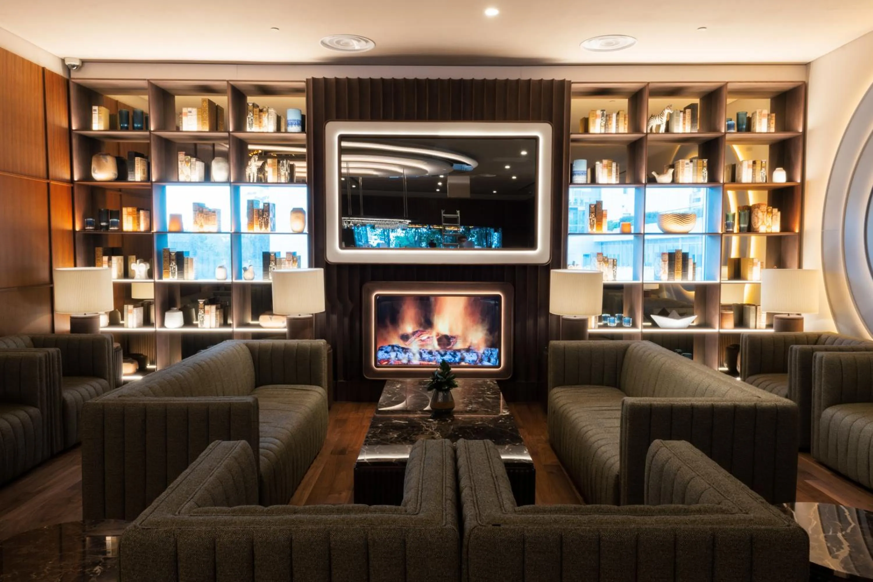 Living room in SANA Malhoa Hotel