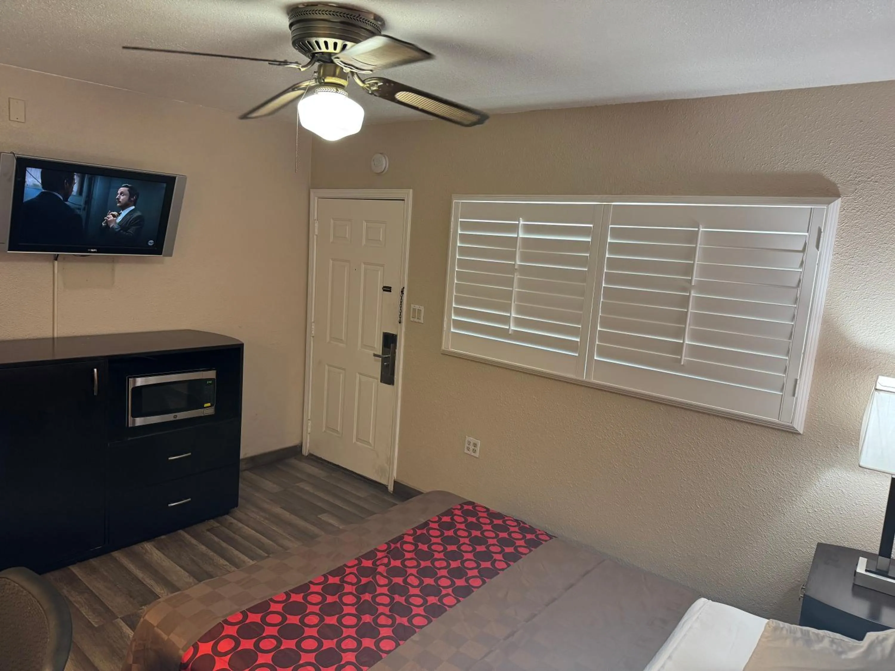 Bed in Western Motel