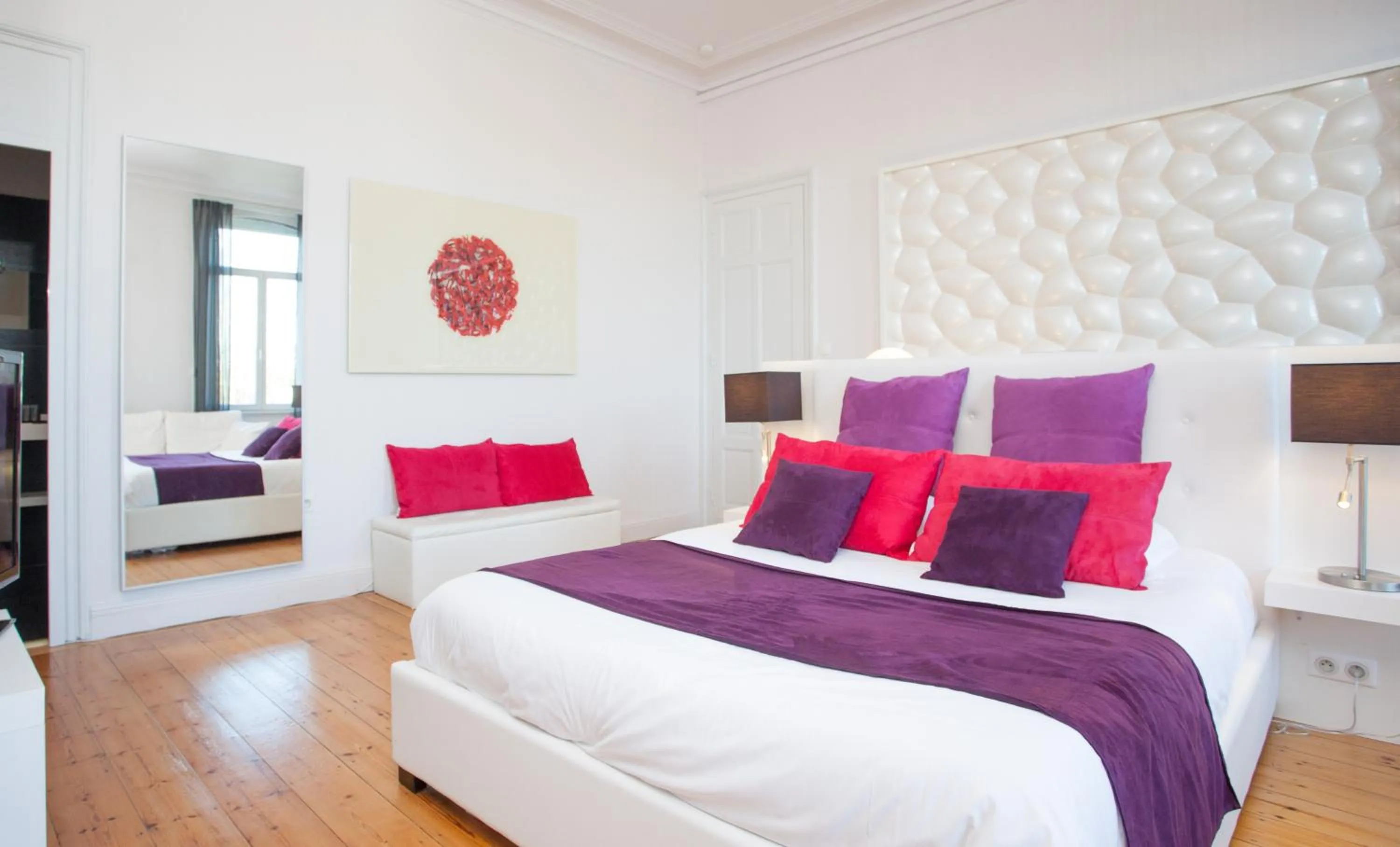 Bedroom, Bed in L'Esplanade Lille