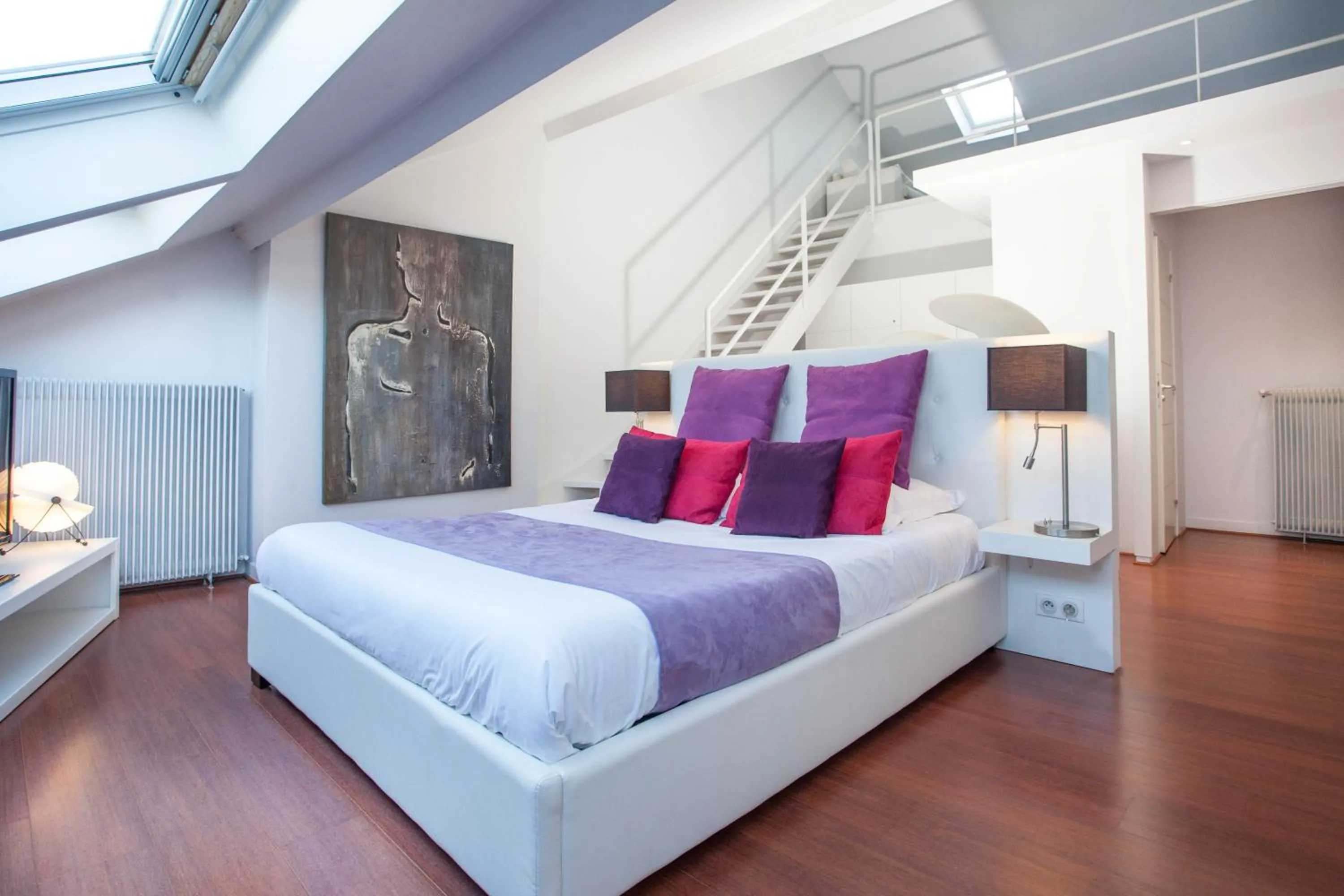 Bedroom, Bed in L'Esplanade Lille