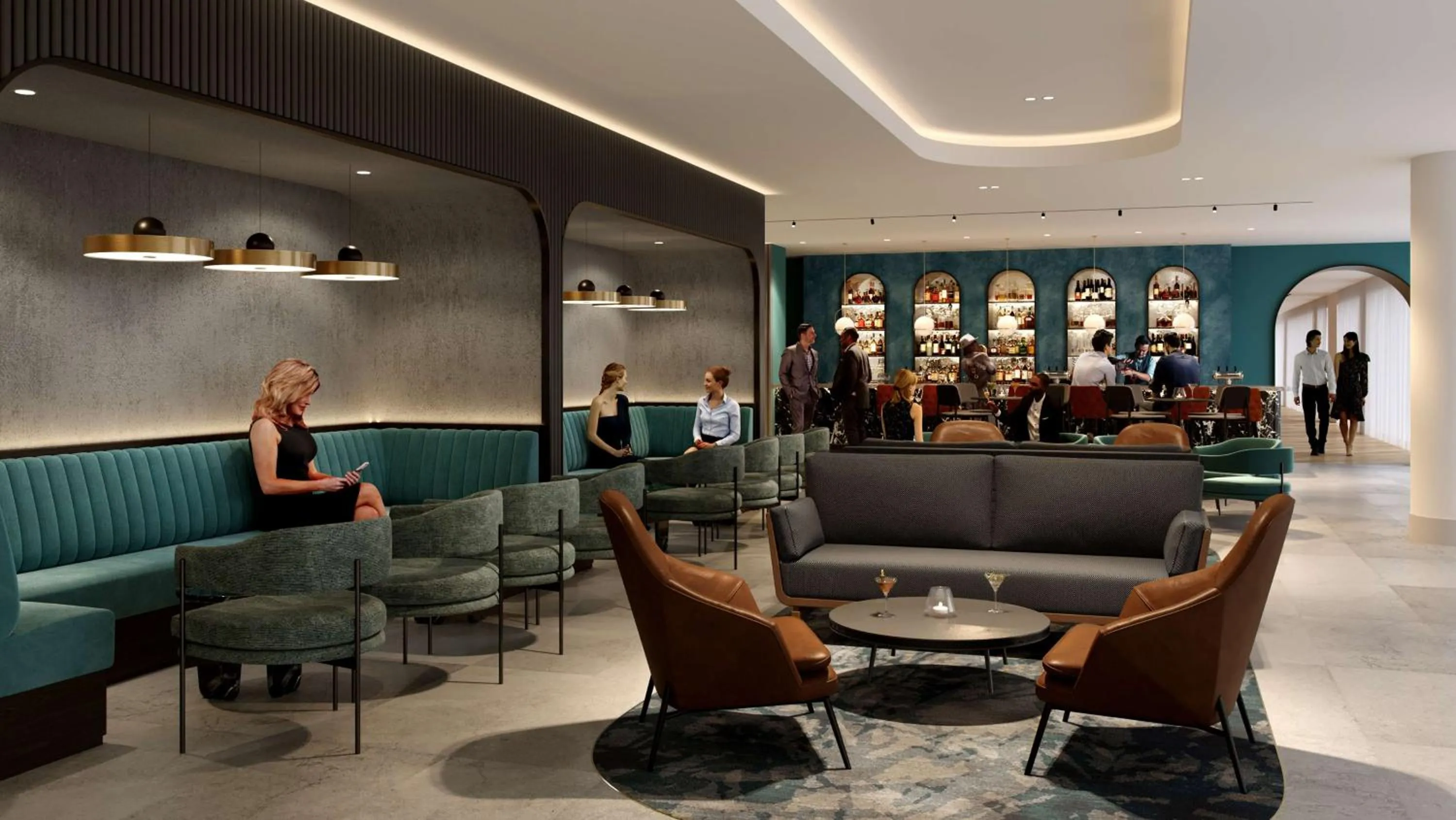 Lounge or bar in Hyatt Regency London Stratford