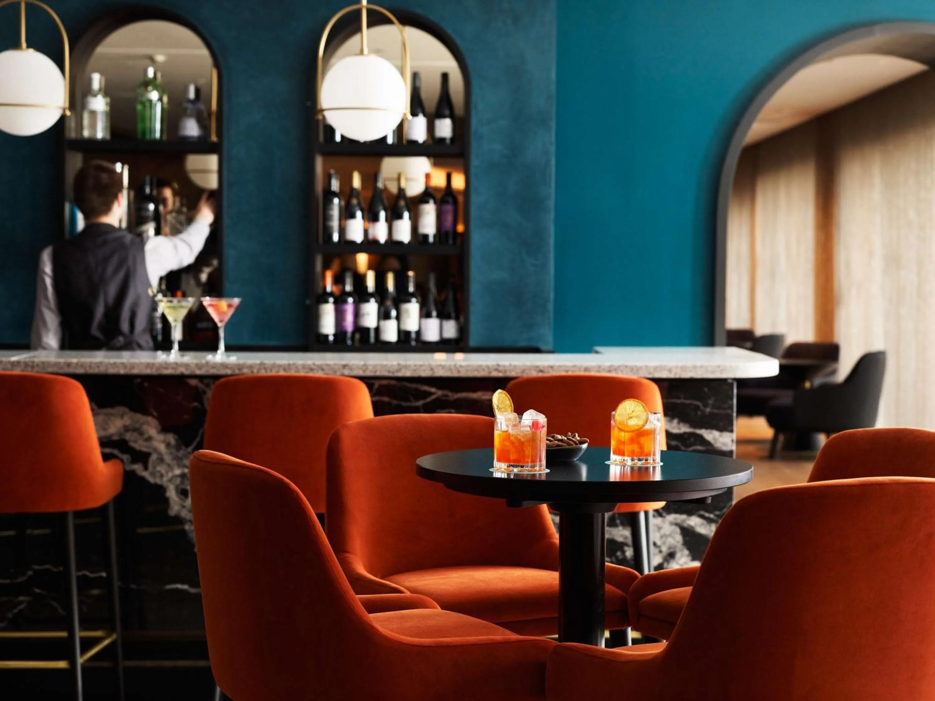 Lounge or bar in Hyatt House London Stratford - Aparthotel