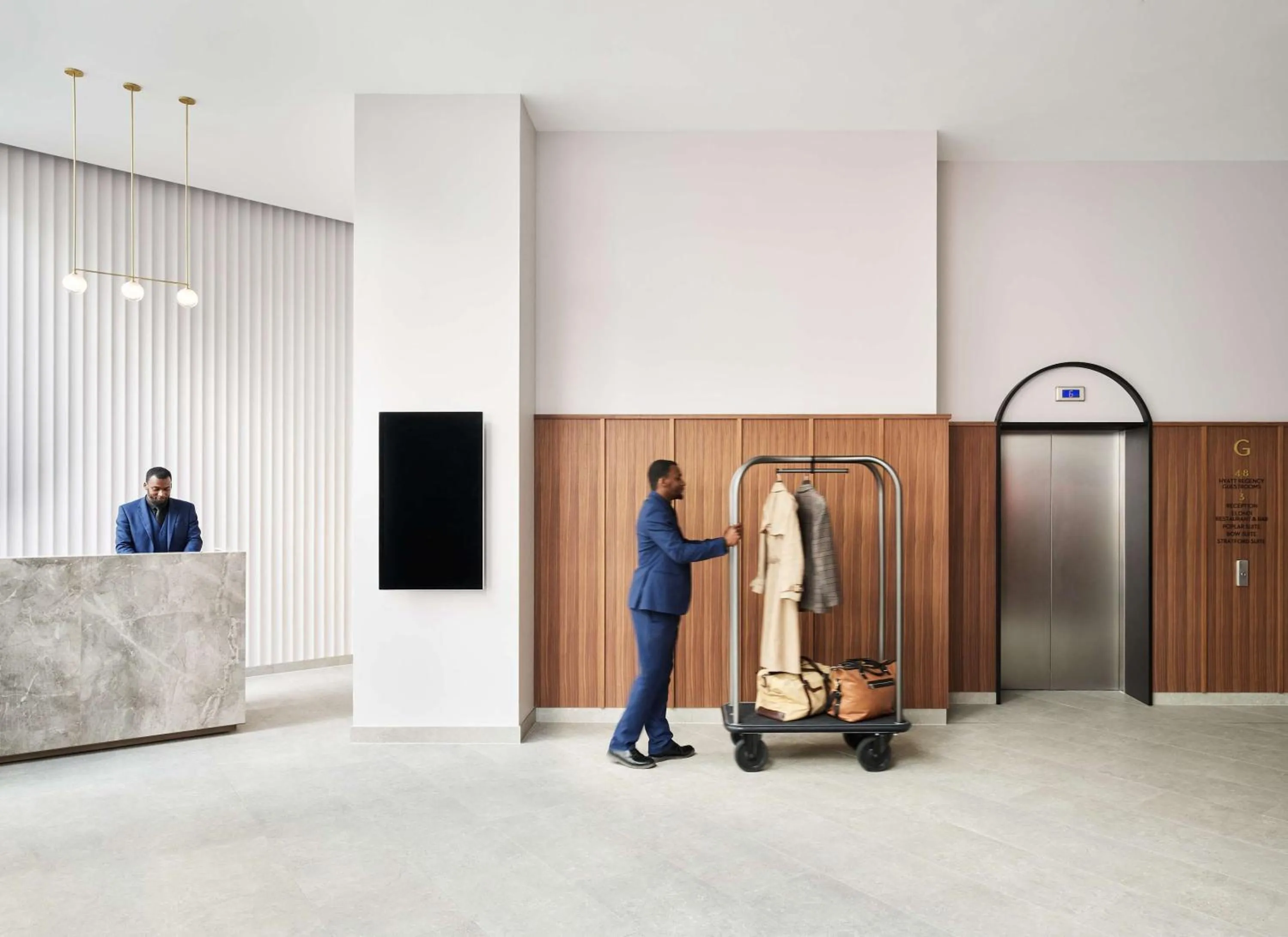 Lobby or reception in Hyatt House London Stratford - Aparthotel