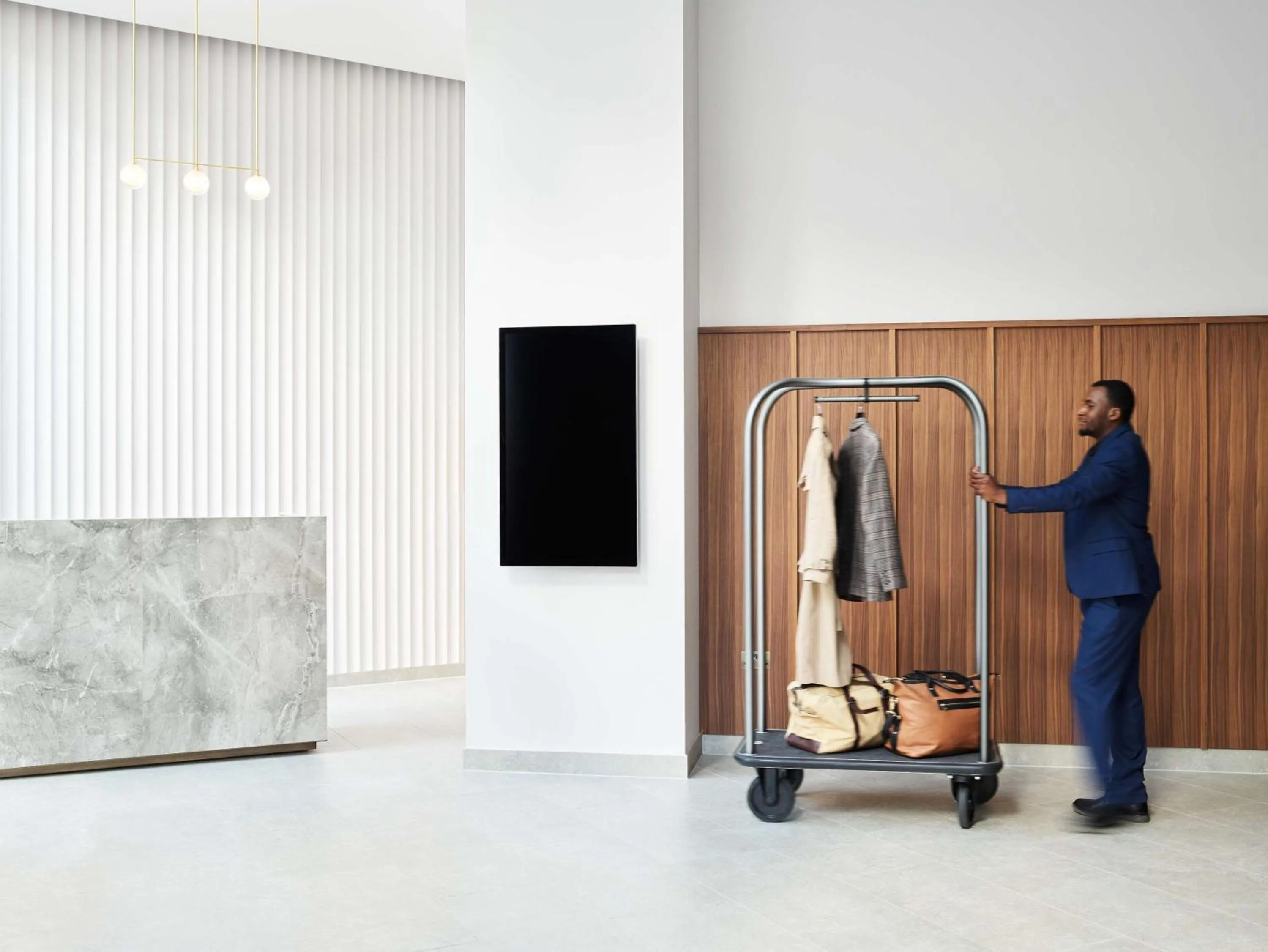 Lobby or reception in Hyatt House London Stratford - Aparthotel