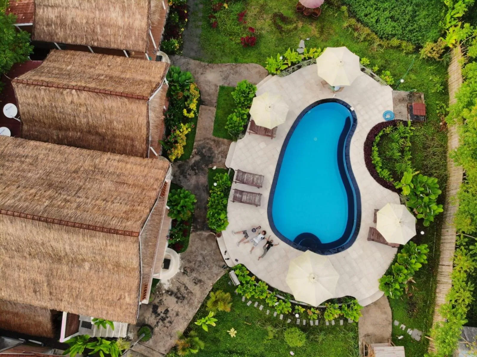 Pool view in Tetebatu Flush Harmony