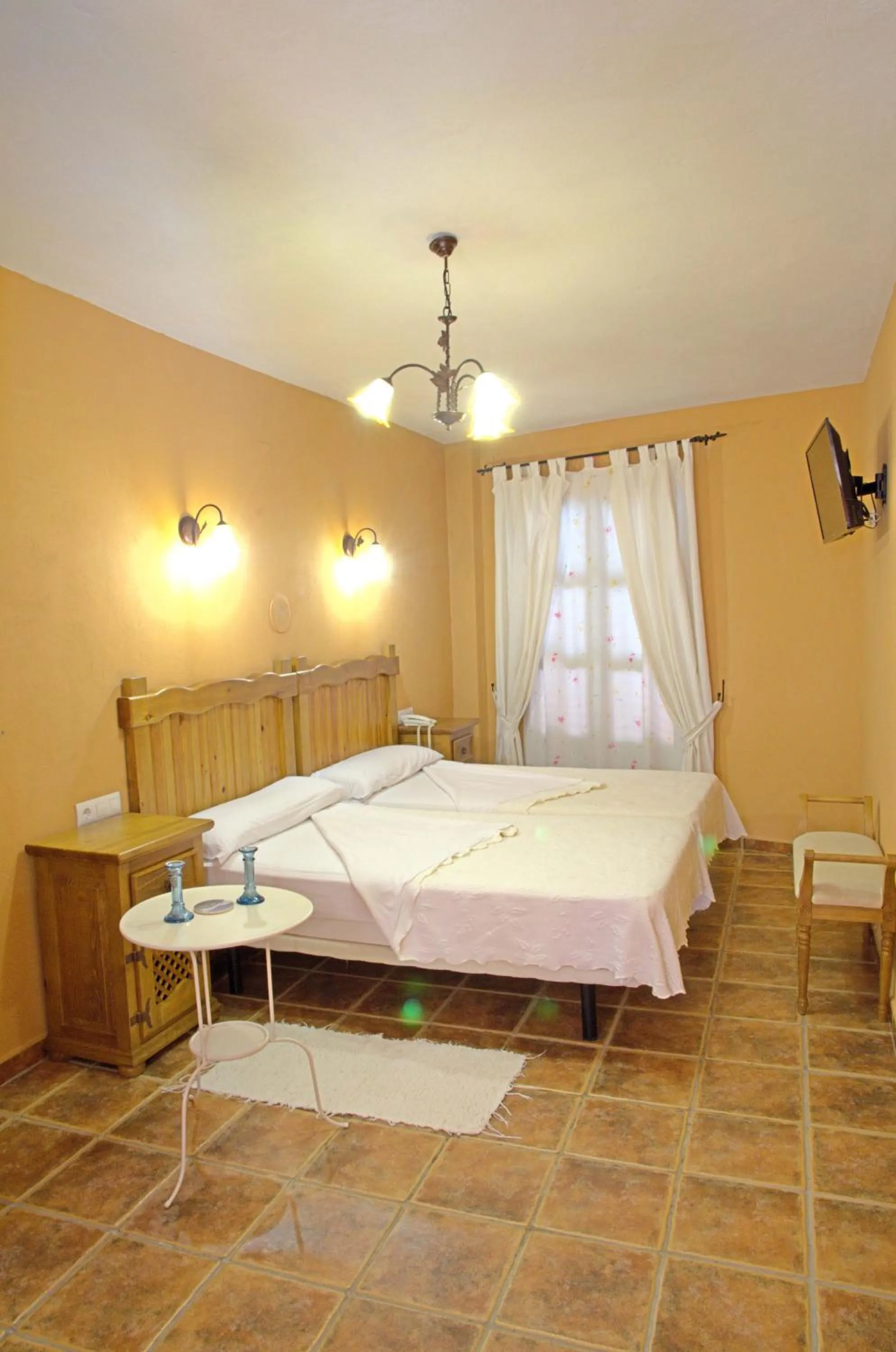 Bed in Hotel Posada Casas Viejas