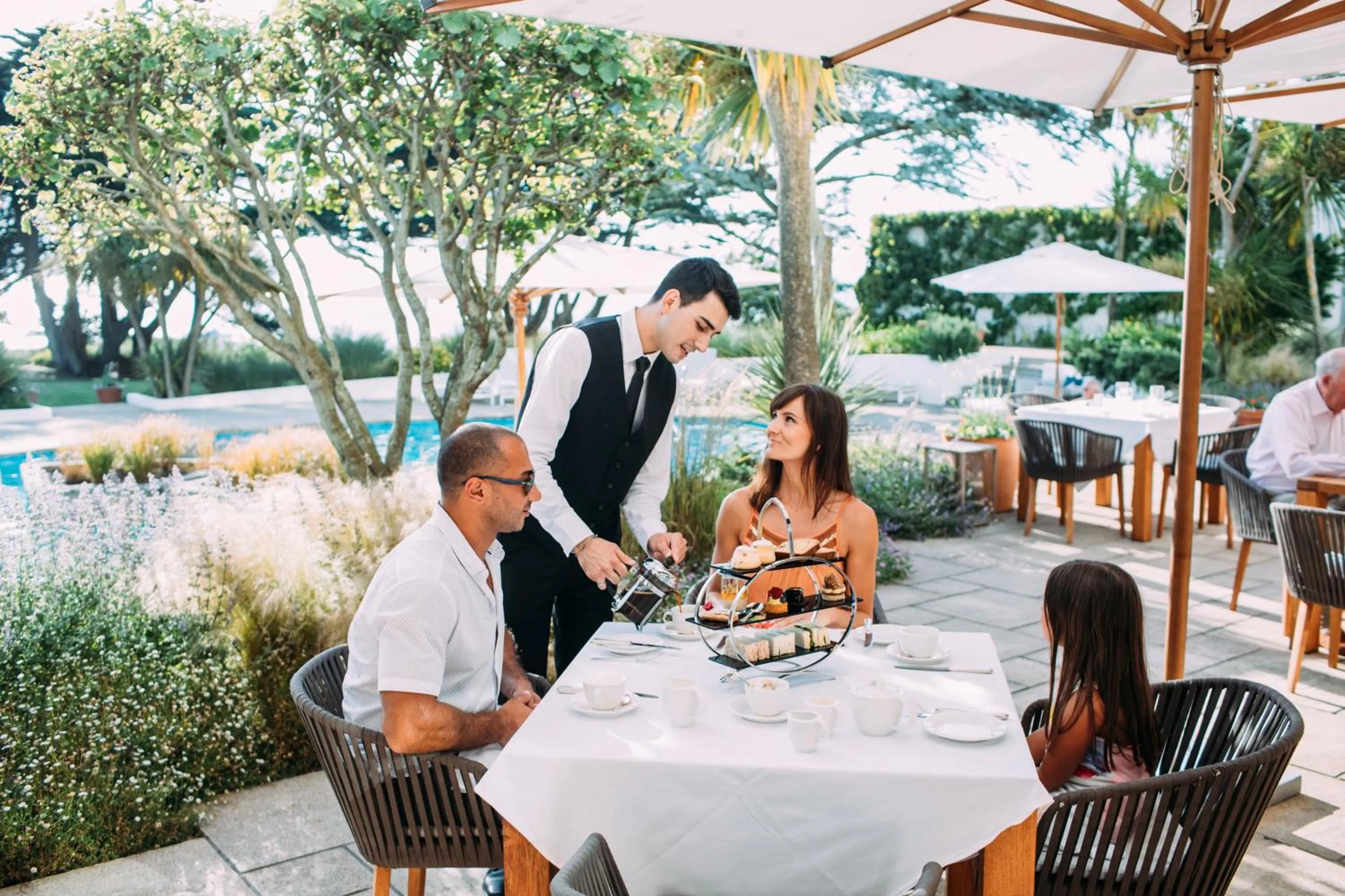 Patio in The Atlantic Hotel - Small Luxury Hotels of the World