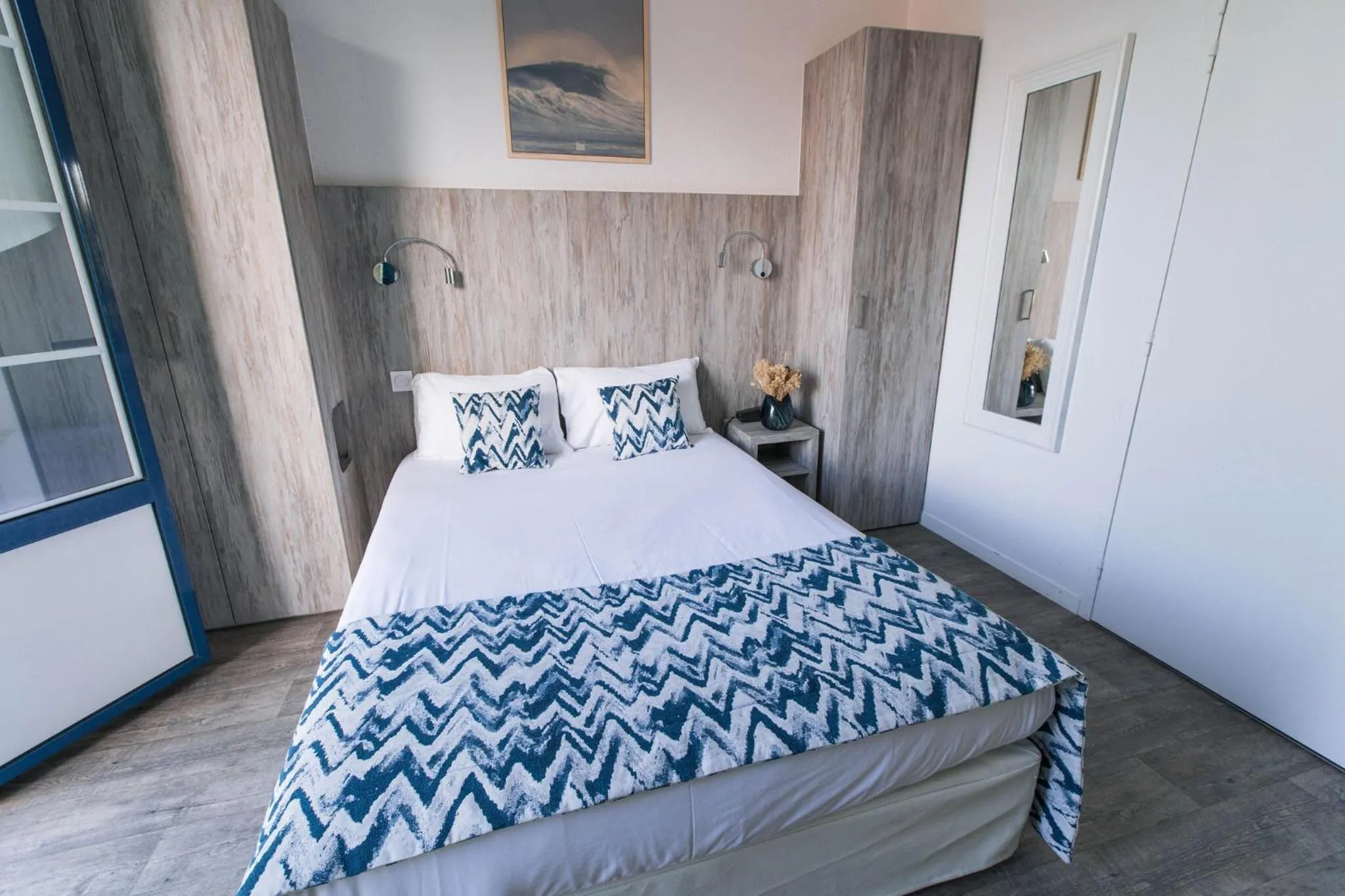 Bed in Hotel Mercedes