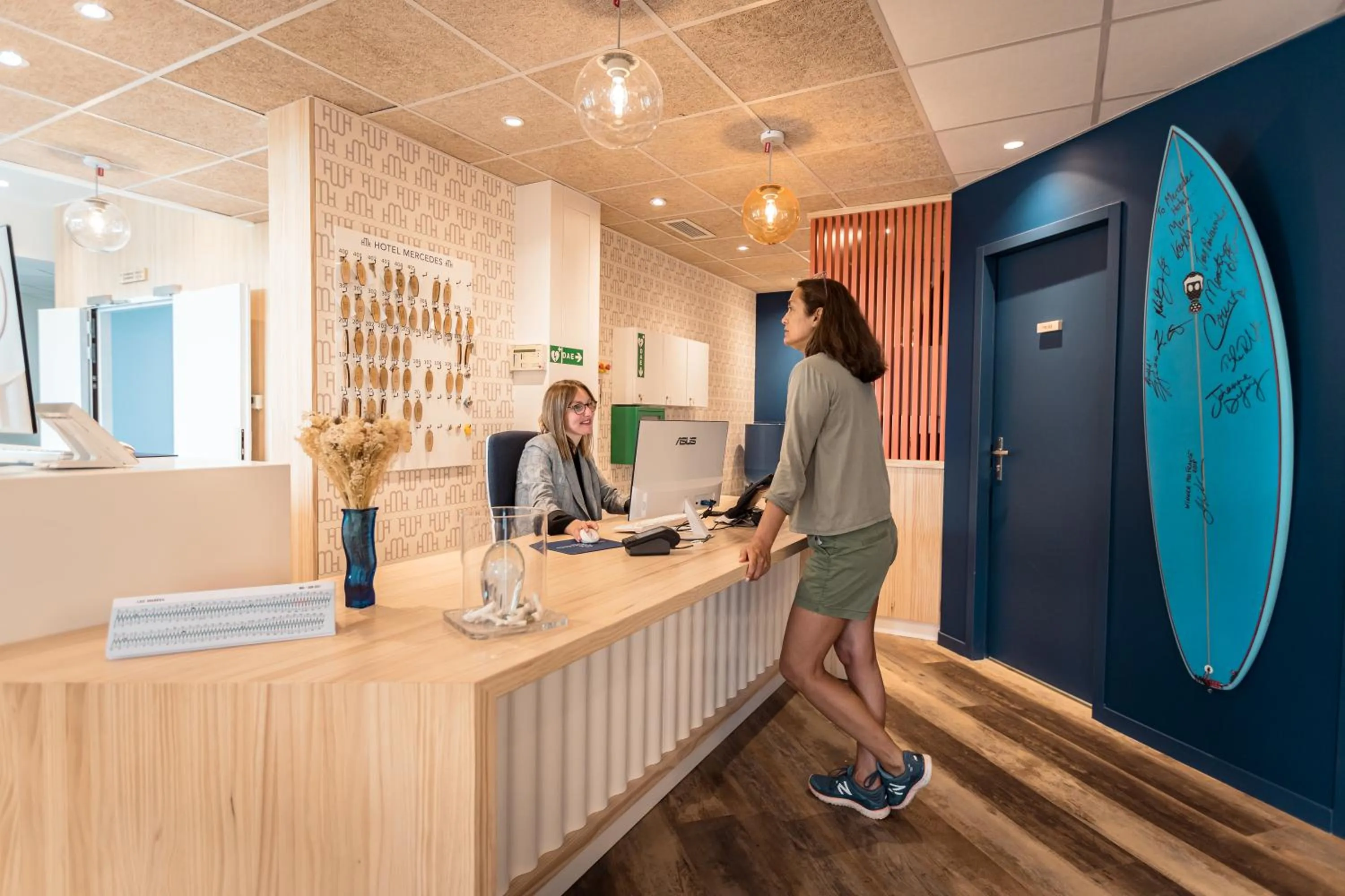 Lobby or reception in Hotel Mercedes